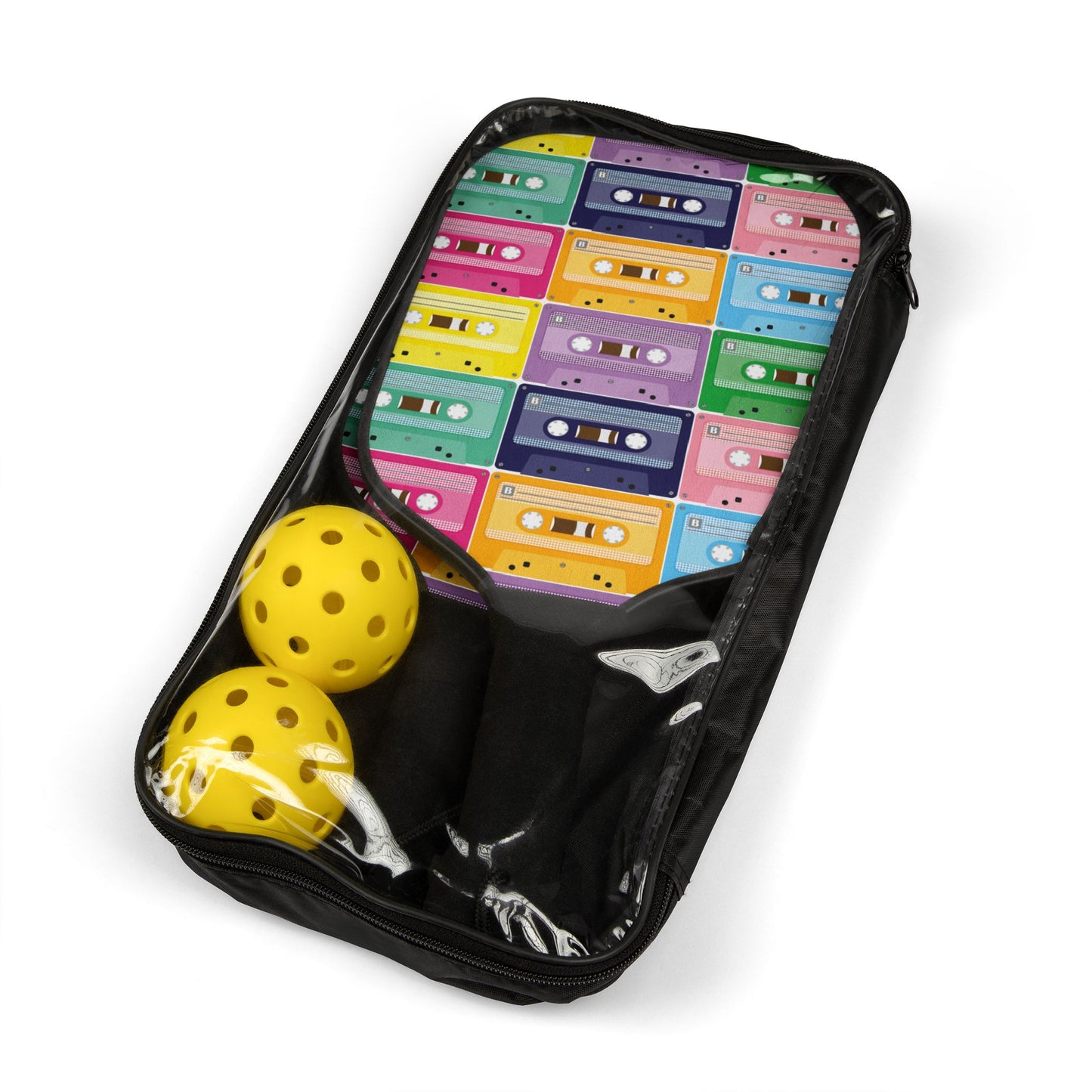 Cassette Tapes Pickleball Paddle Set
