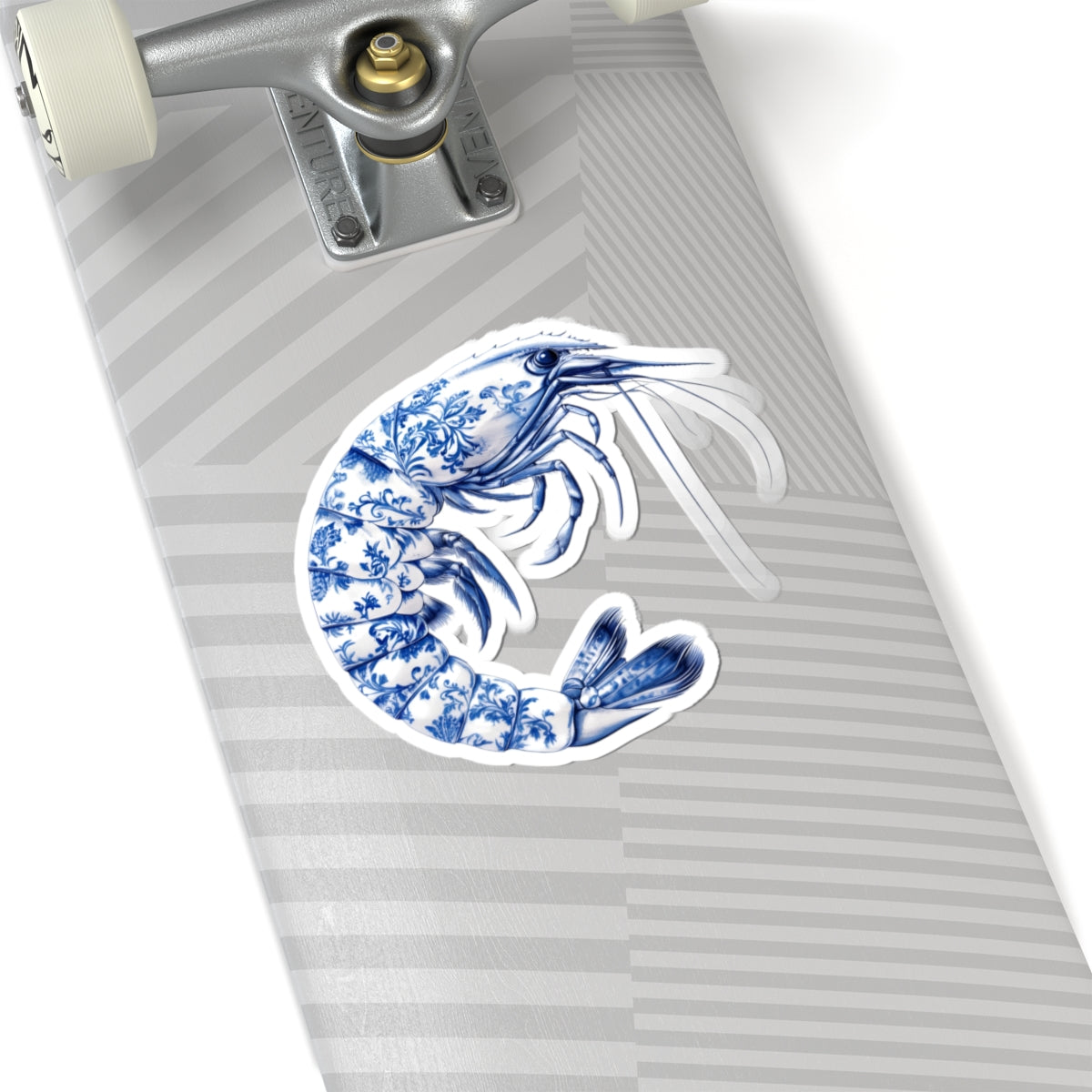 Elegant Shrimp Kiss-Cut Sticker