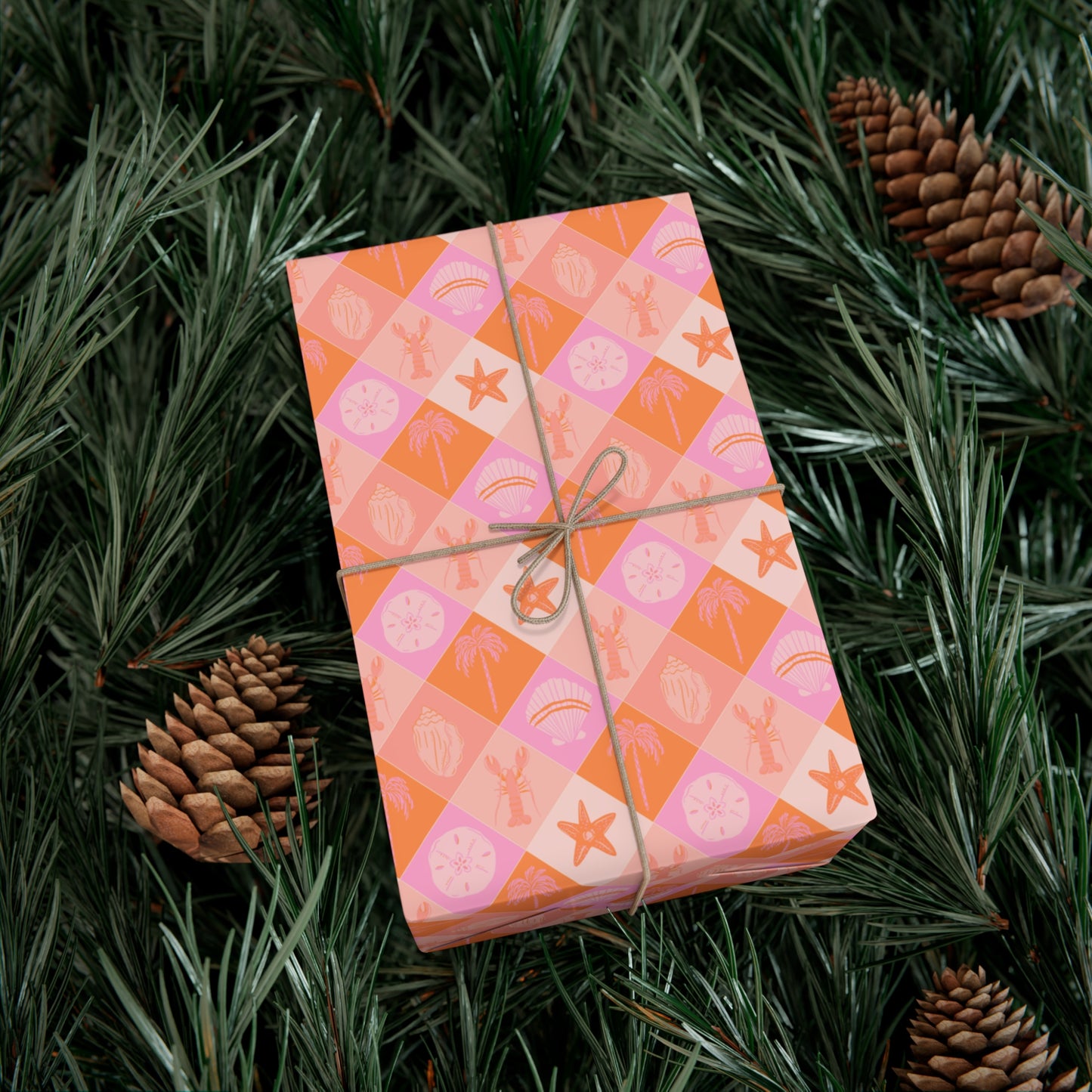 Bright Beach Pattern Gift Wrap