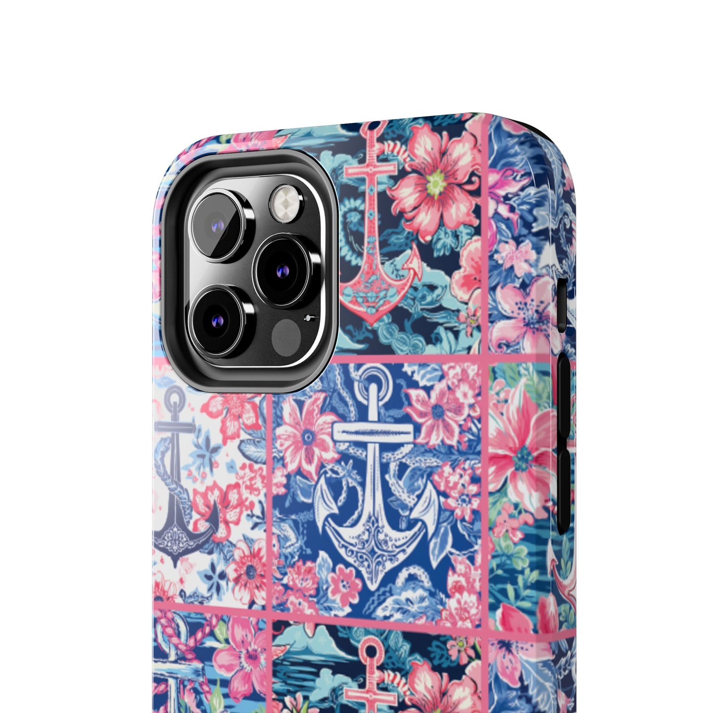 Floral Anchors Tough Phone Case