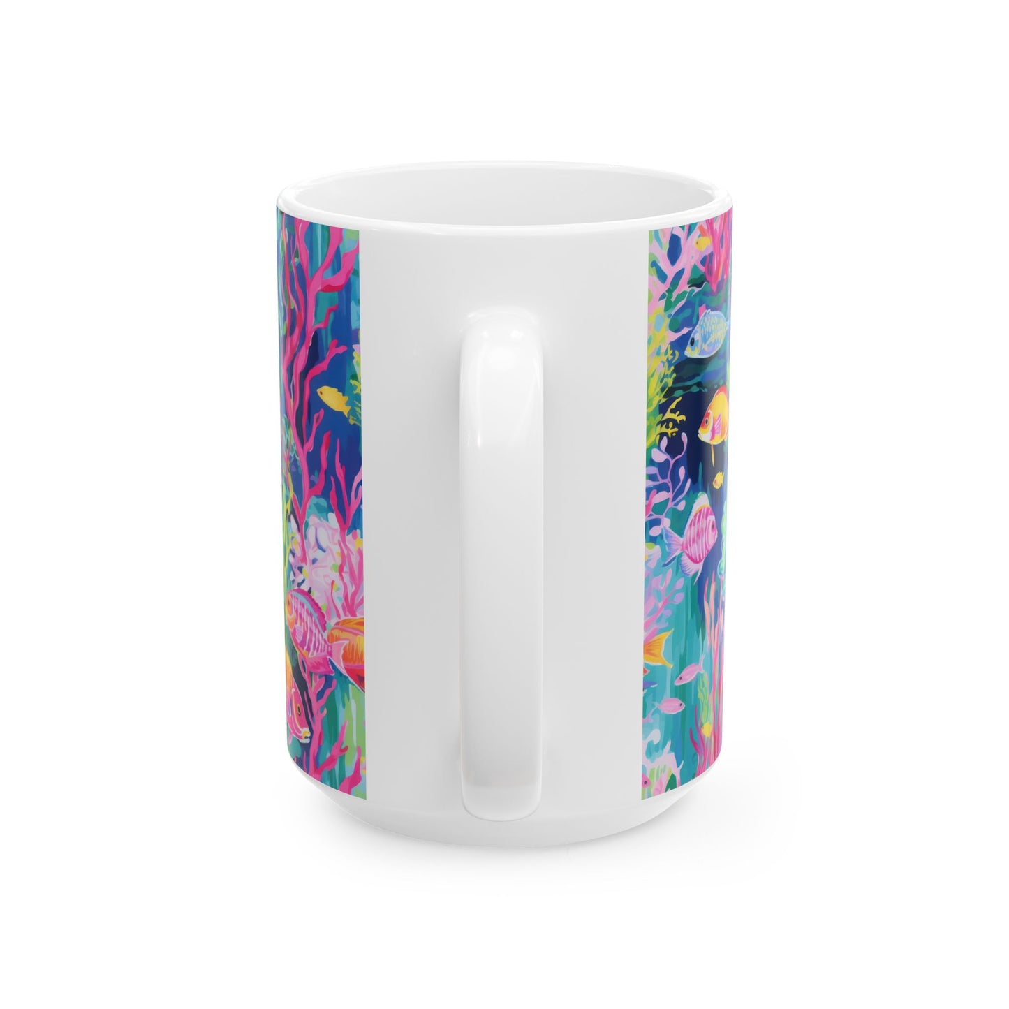 Watercolor Fish Ceramic Mug