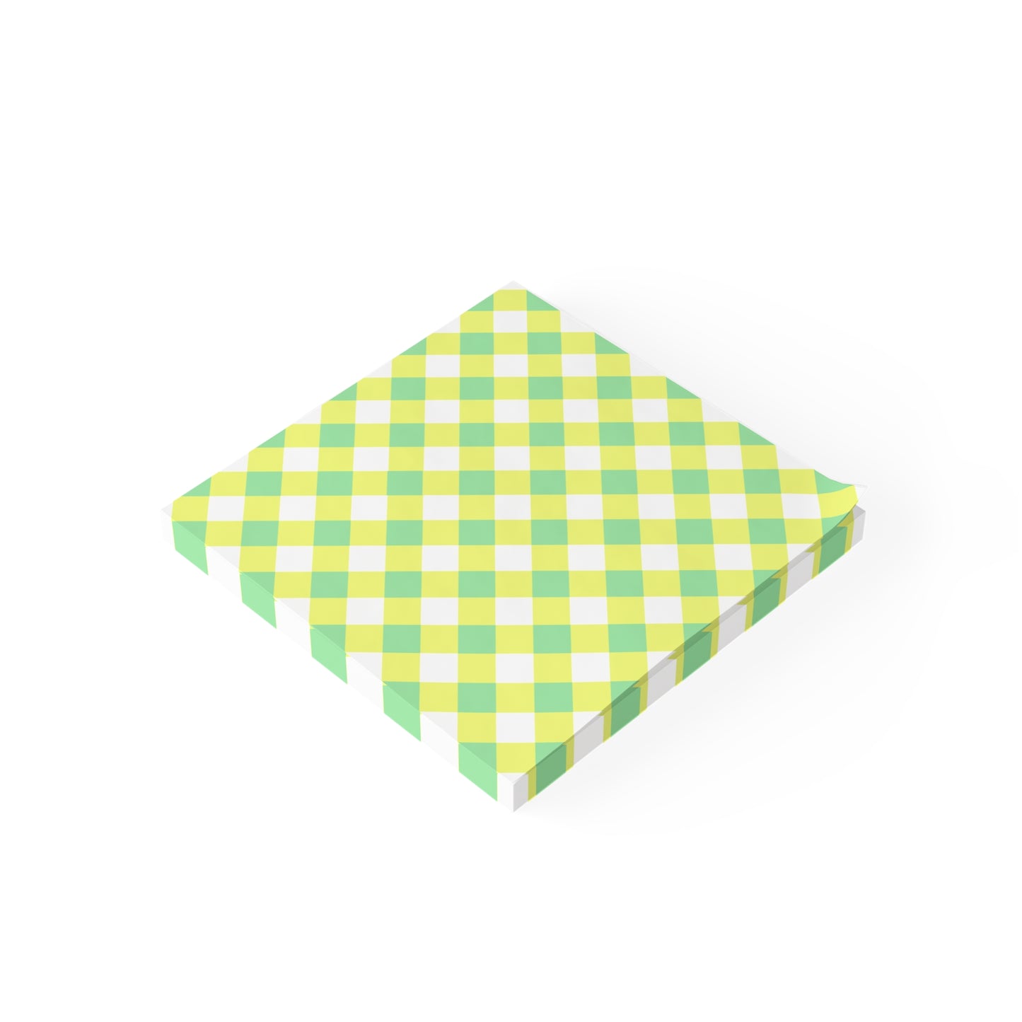 Preppy Green Gingham Post-it® Note Pads