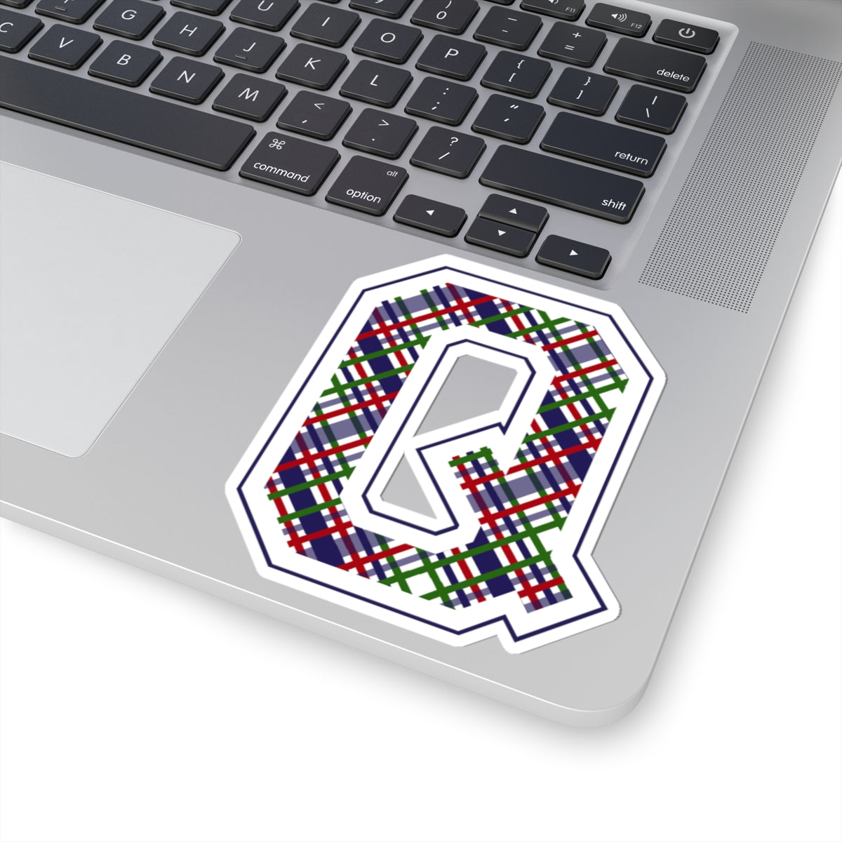 Equestrian Letter Q Kiss Cut Sticker