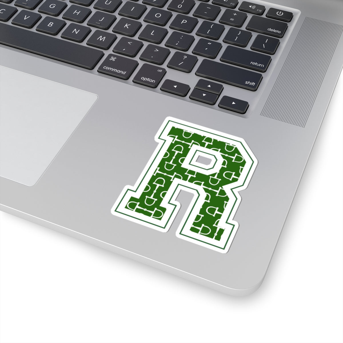 Equestrian Letter R Kiss Cut Sticker