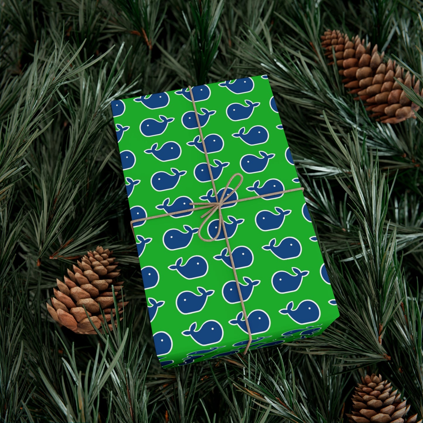 Whale Pattern Gift Wrap