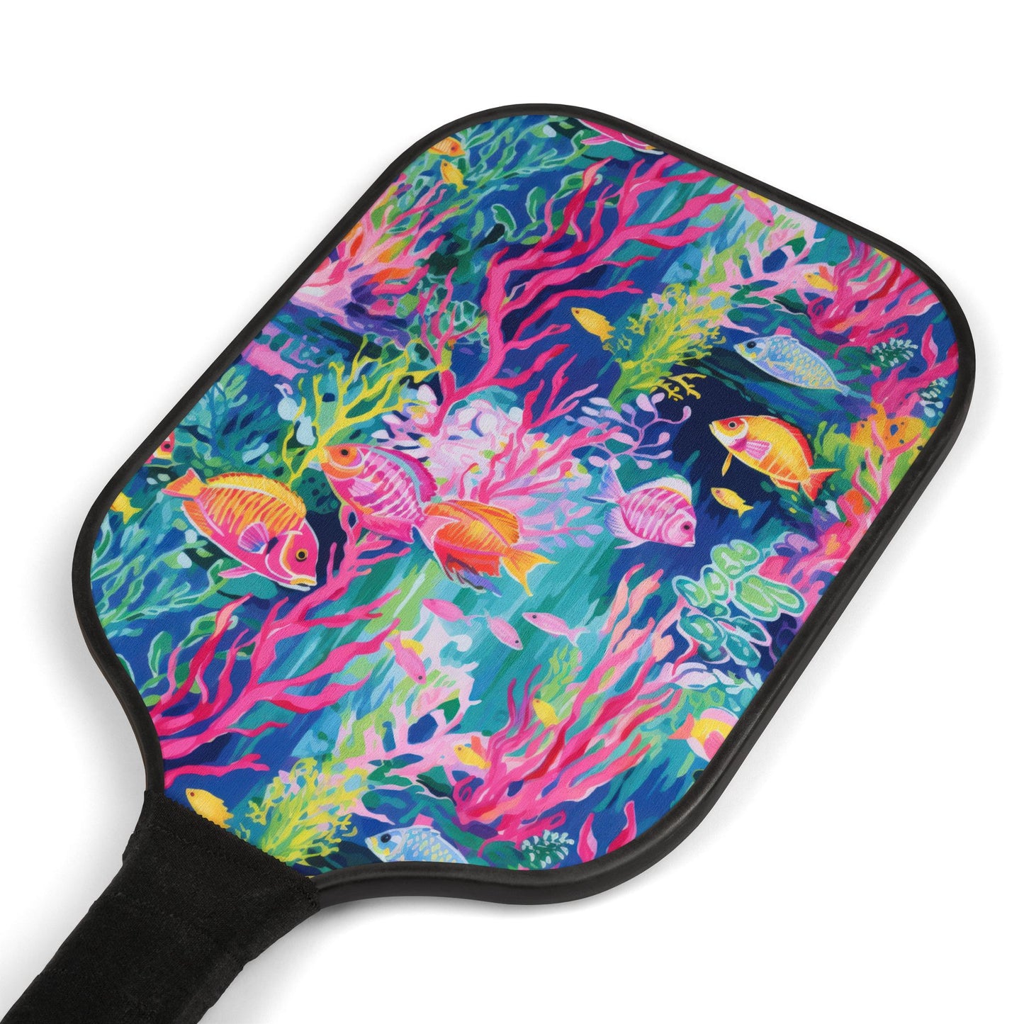 Watercolor Fish Pickleball Paddle Set