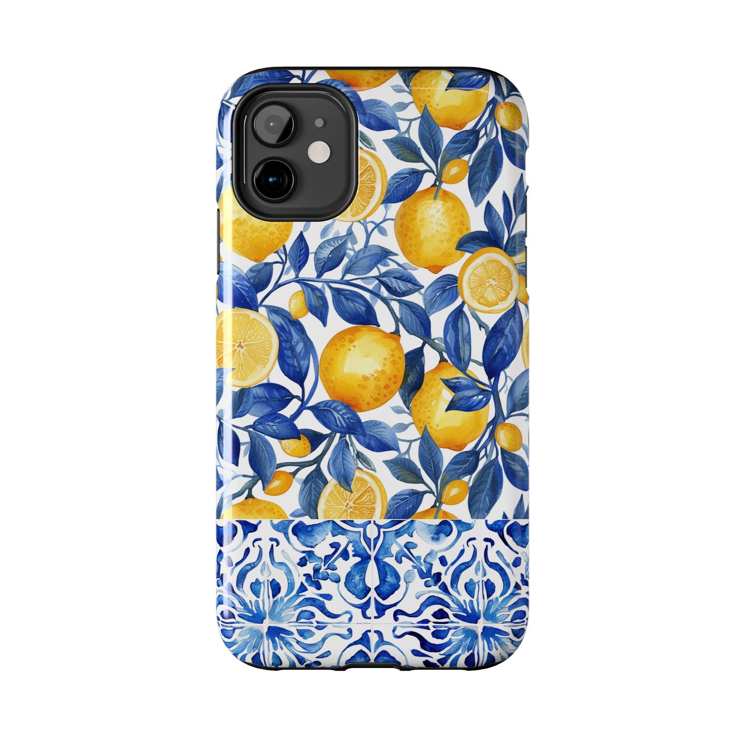 Lemons & Tiles Tough Phone Case
