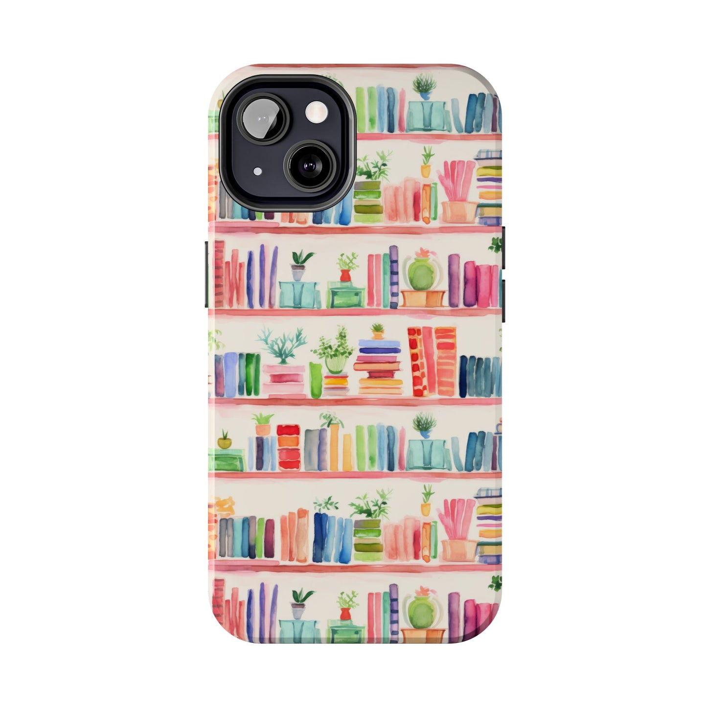 Colorful Bookshelf Tough Phone Cases