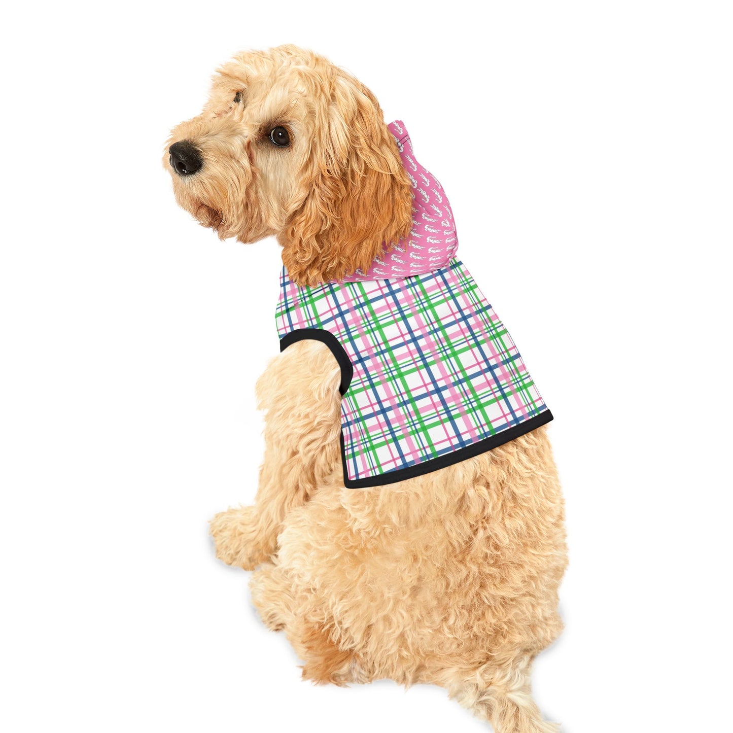 Gator Plaid Pet Hoodie