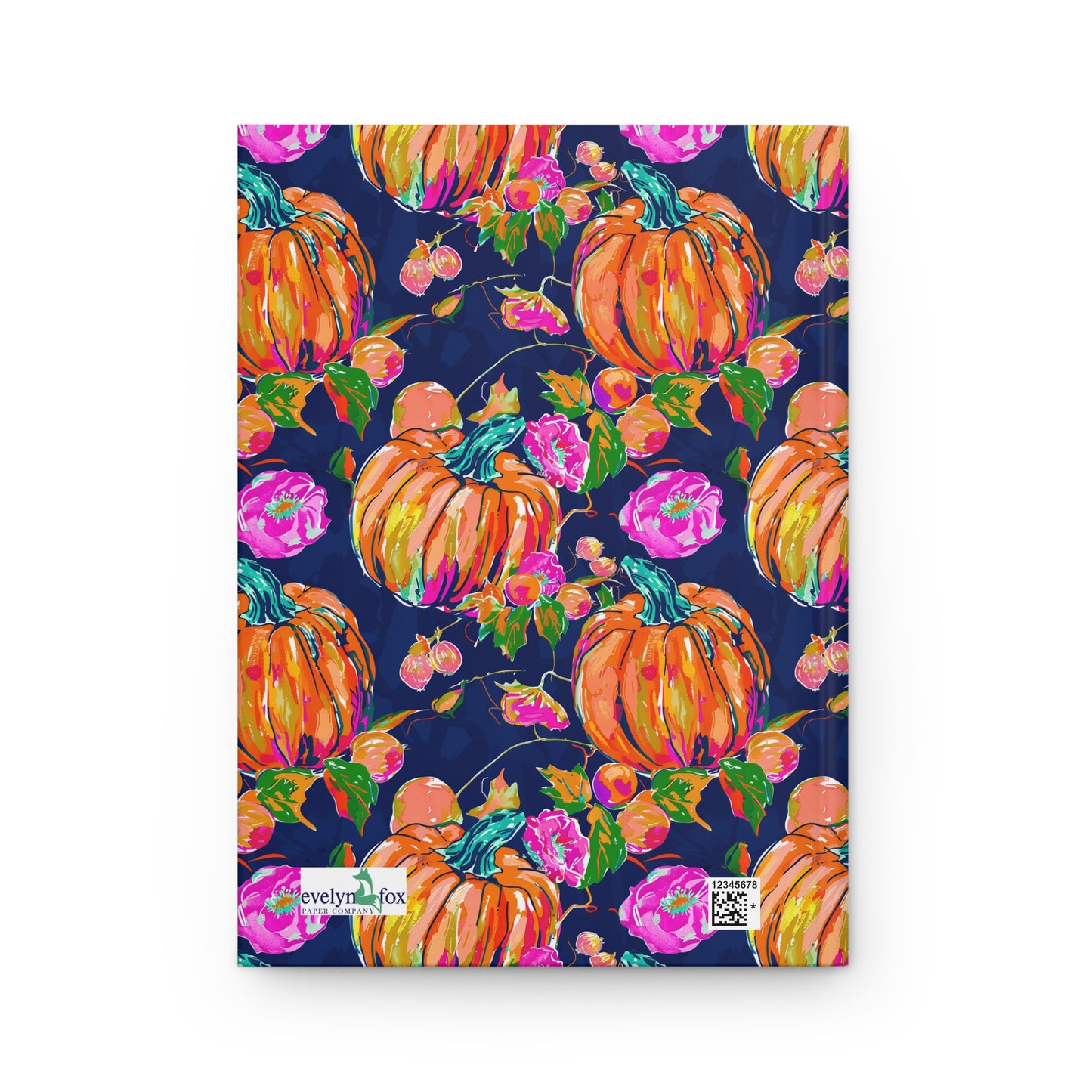 Fall Pumpkins Hardcover Journal