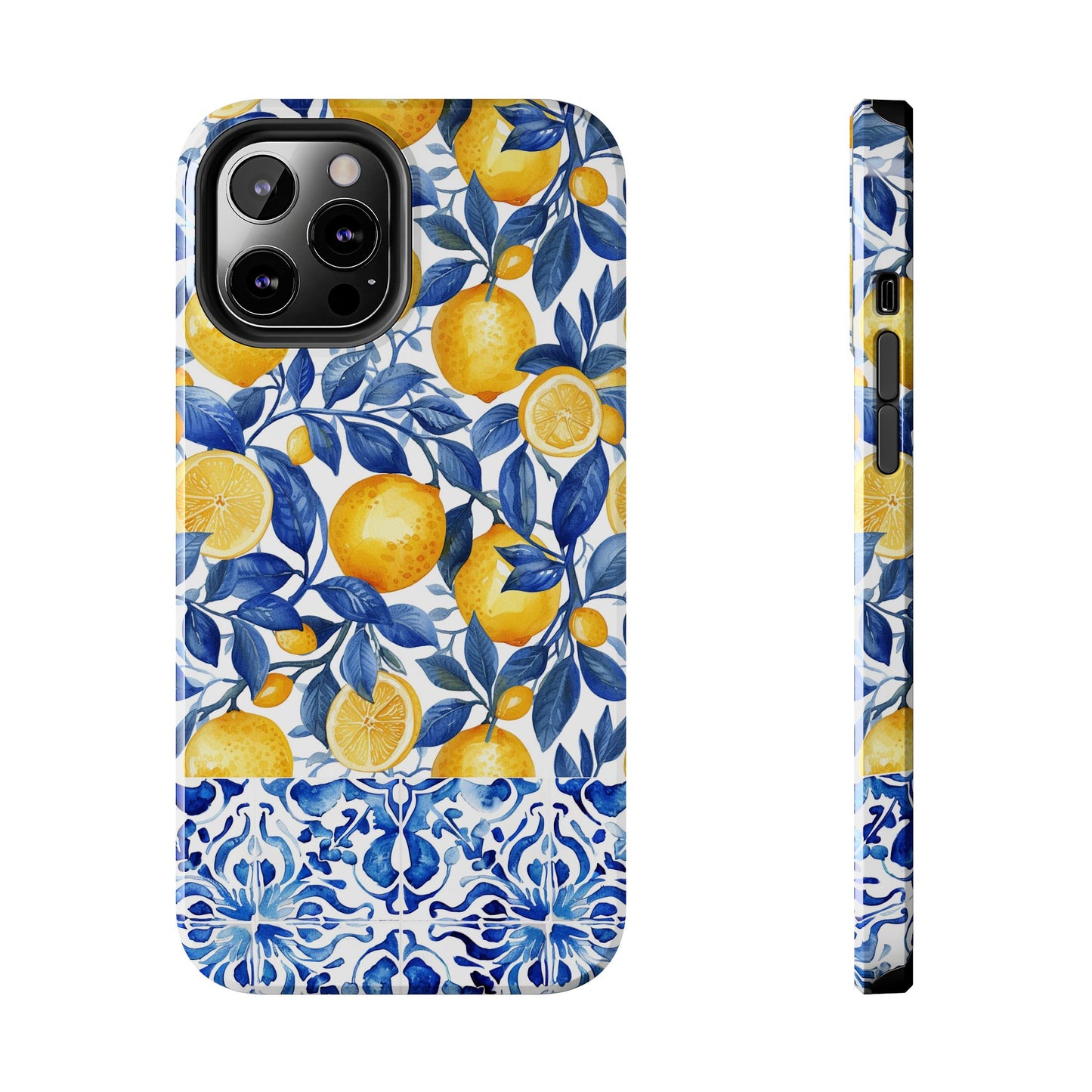 Lemons & Tiles Tough Phone Case