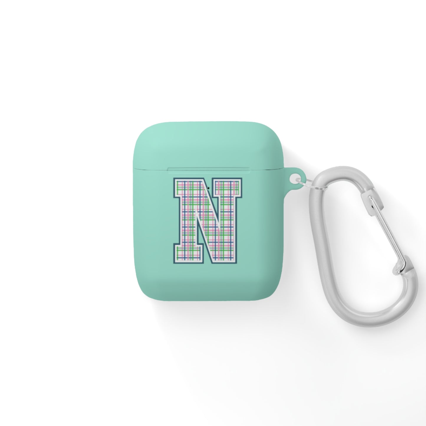 Preppy Letter N AirPods Case Cover