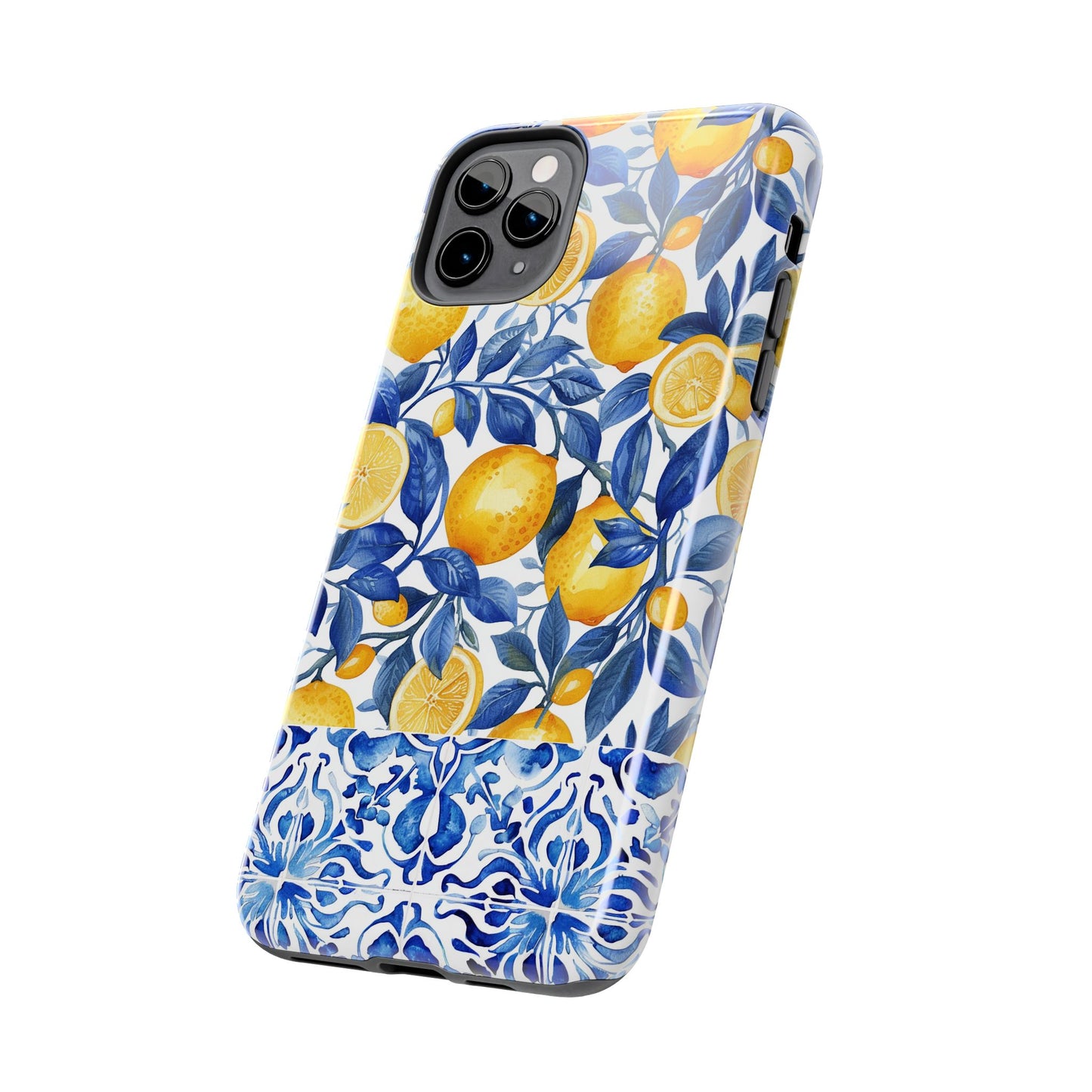 Lemons & Tiles Tough Phone Case