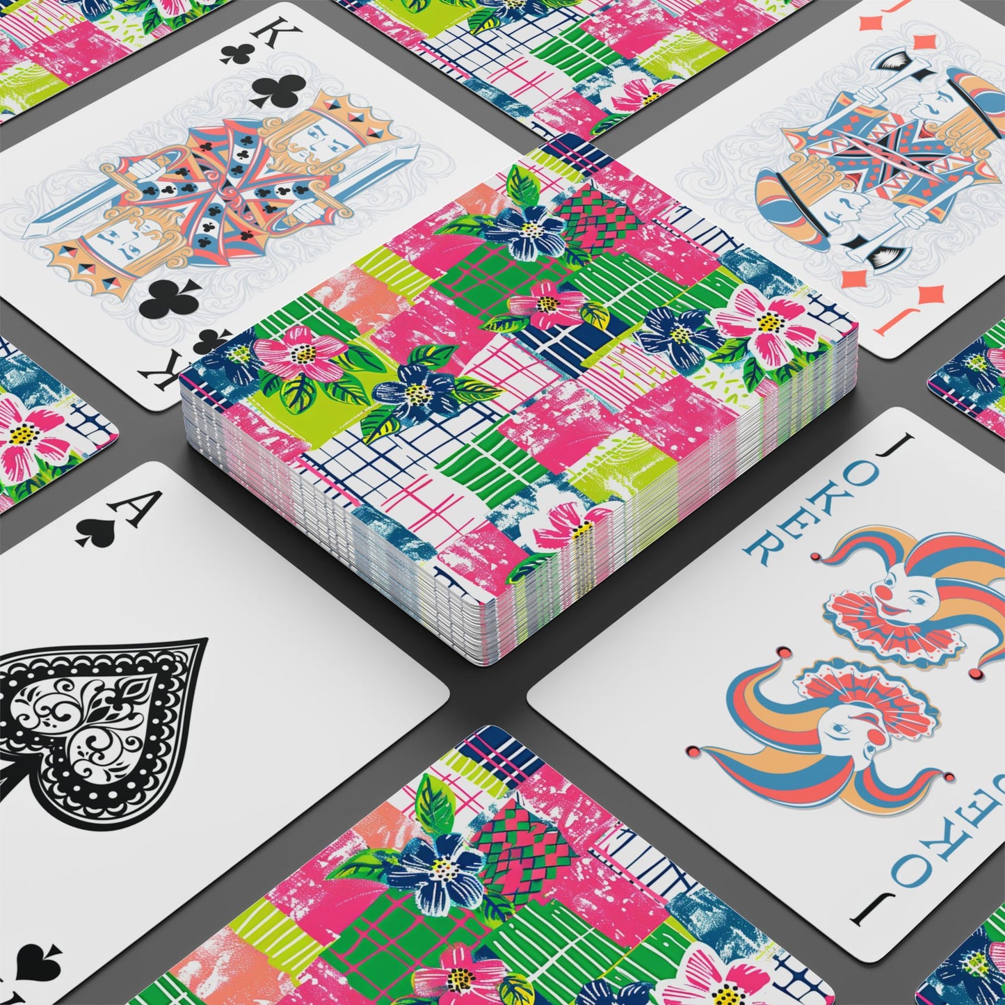 Tropical Madras Playing Cards