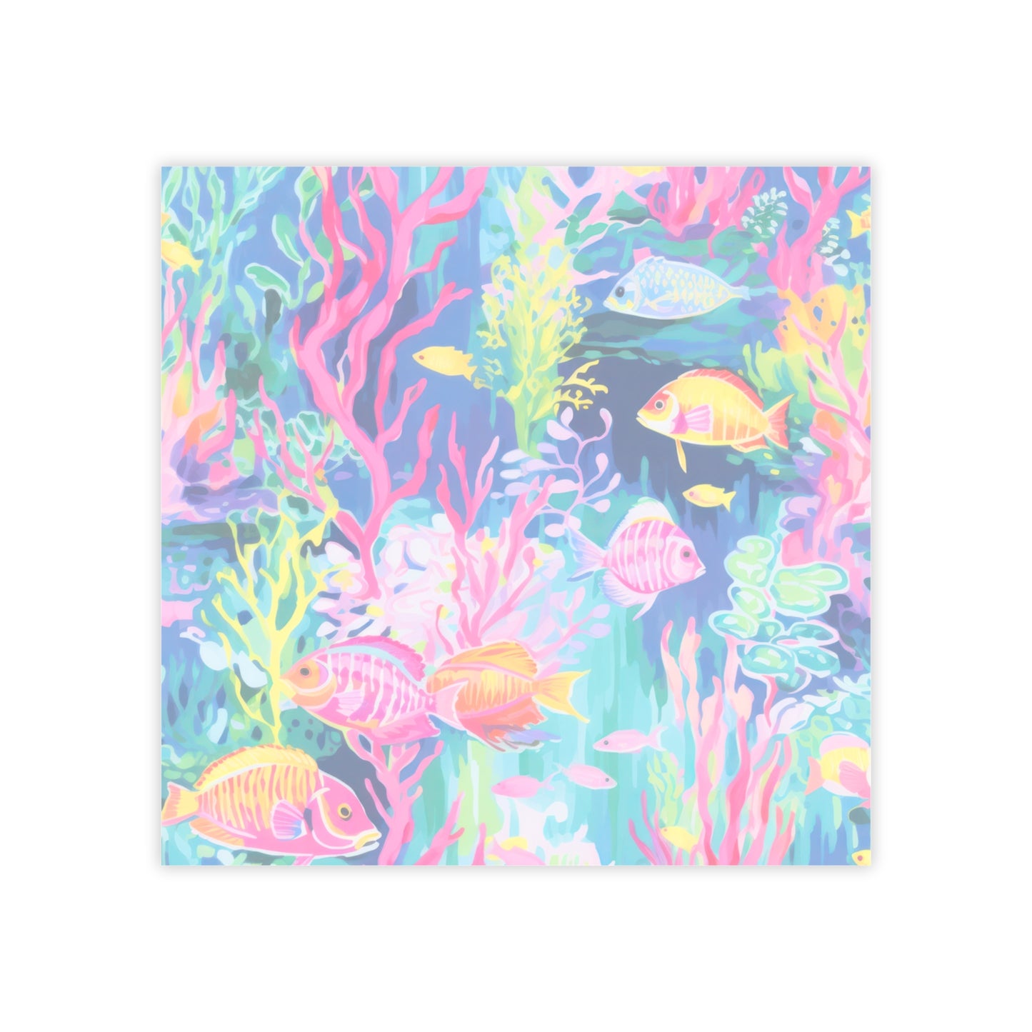 Watercolor Fish Post-it® Note Pads