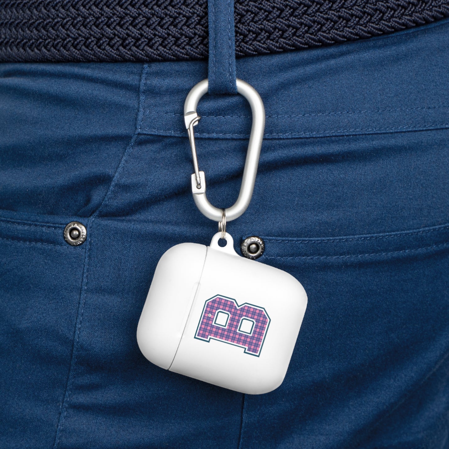 Preppy Letter B AirPods Case Cover