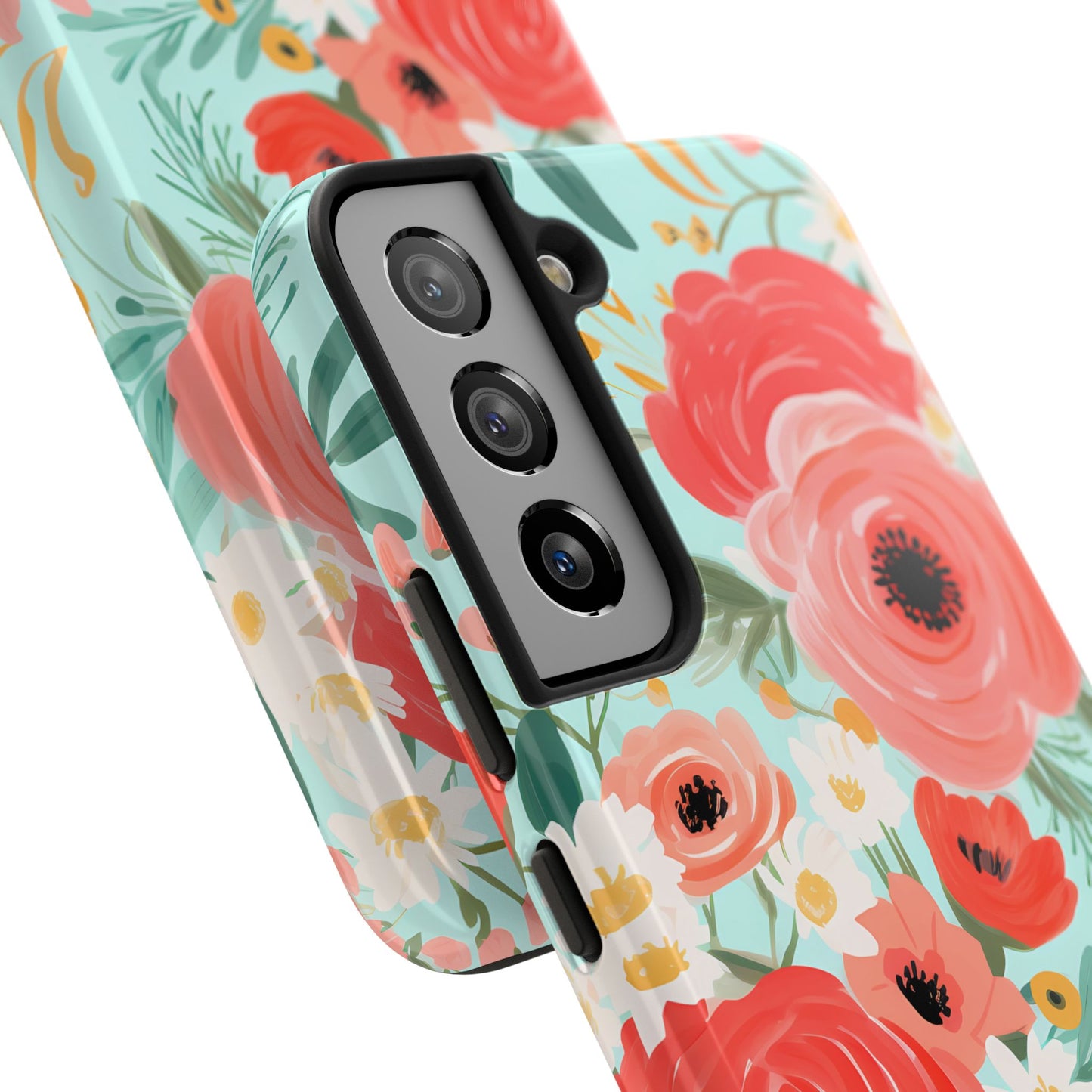 Coral FloralTough Phone Case