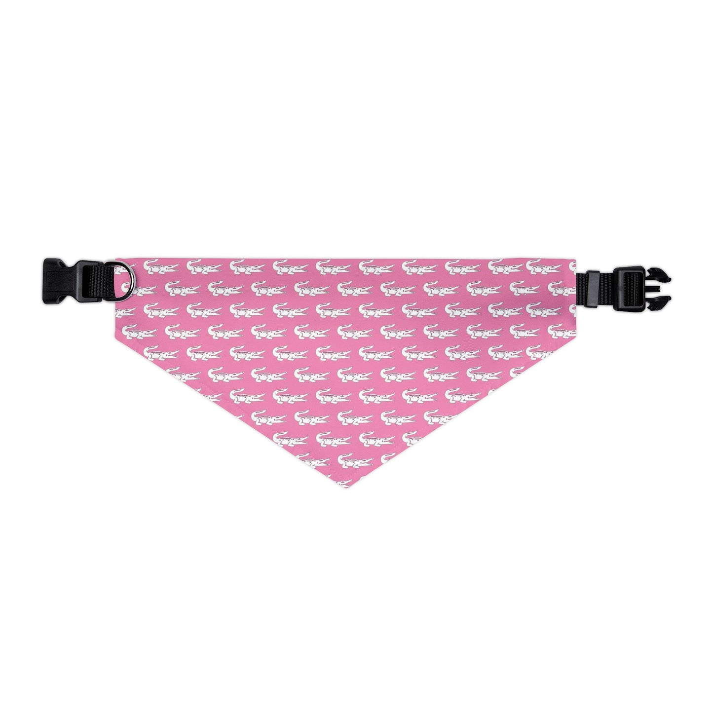 Pink Gators Pet Bandana Collar