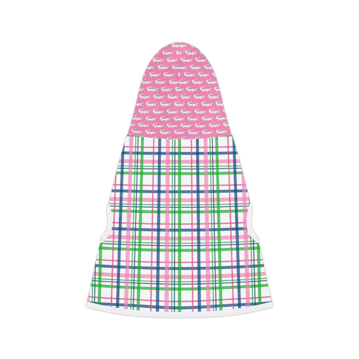 Gator Plaid Pet Hoodie
