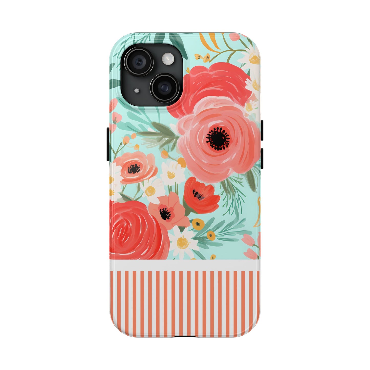 Coral FloralTough Phone Case