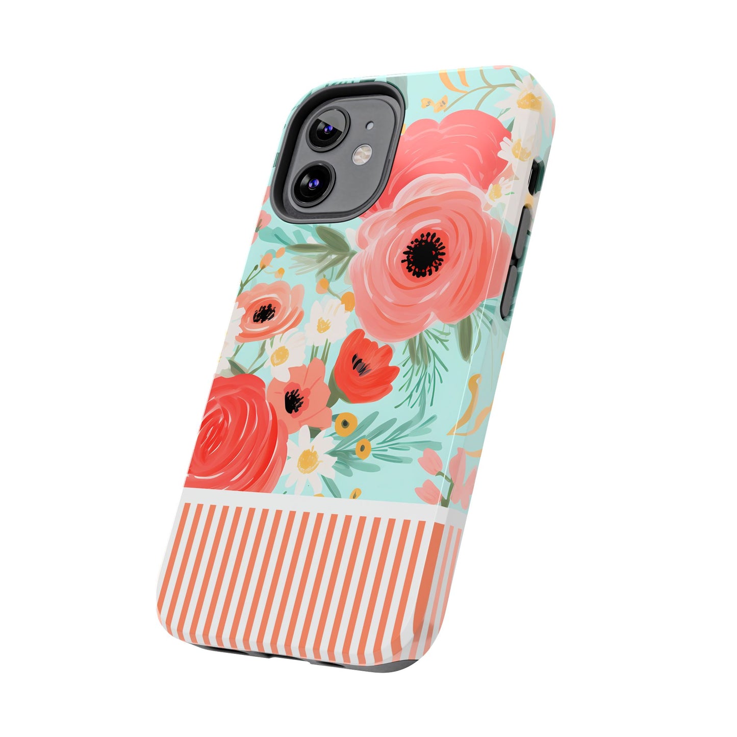 Coral FloralTough Phone Case