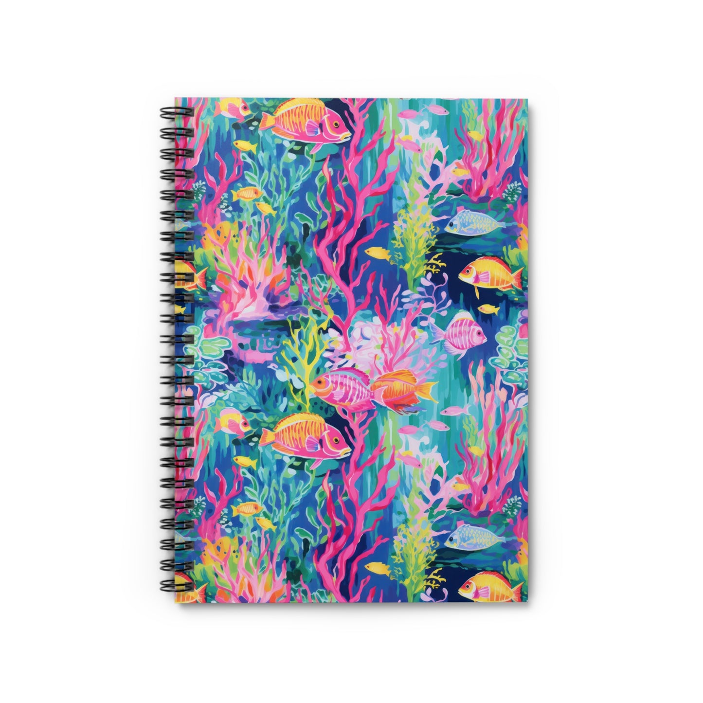 Watercolor Fish Spiral Notebook