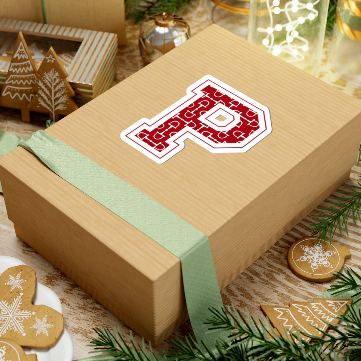 Equestrian Letter P Kiss Cut Sticker
