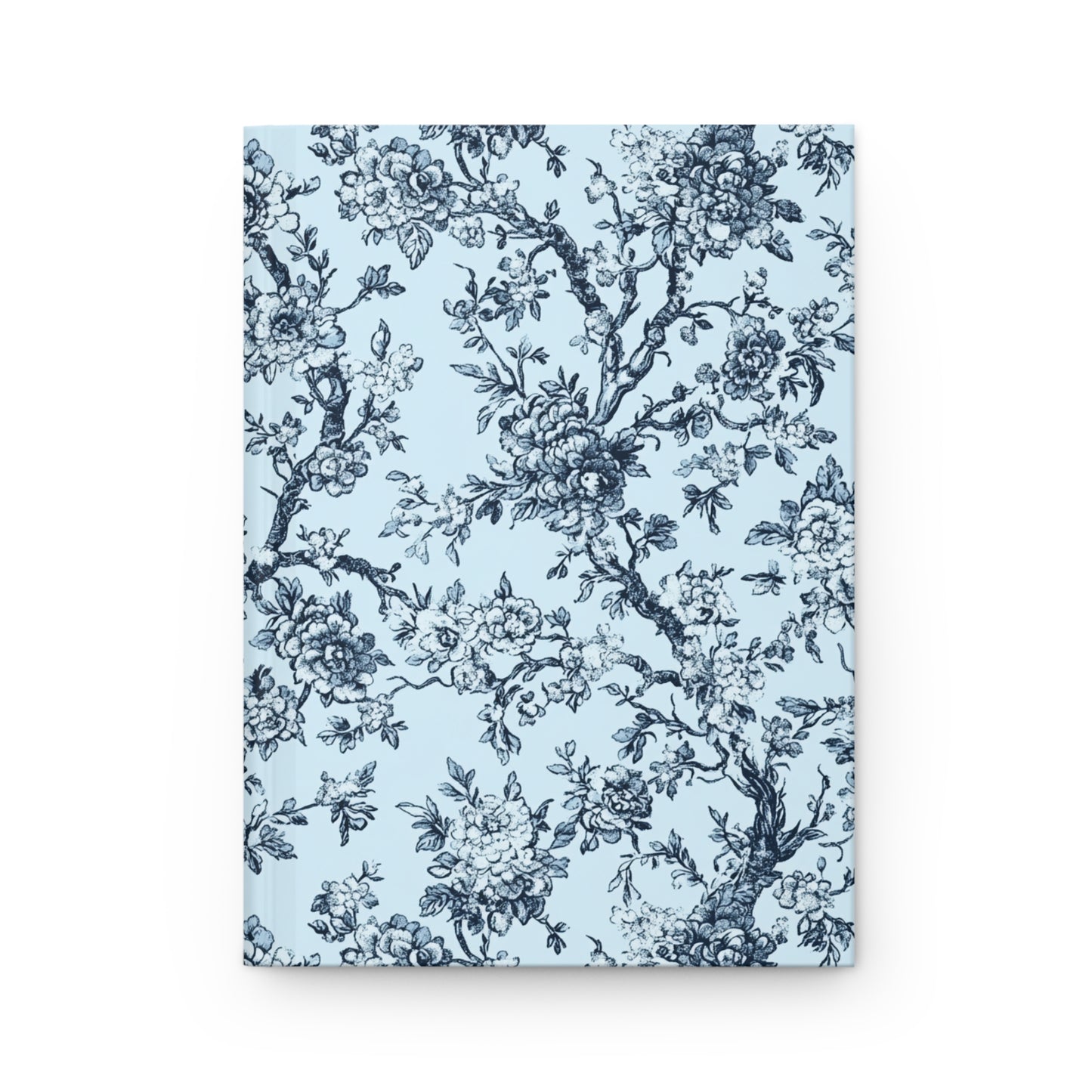 Blue Toile Hardcover Journal