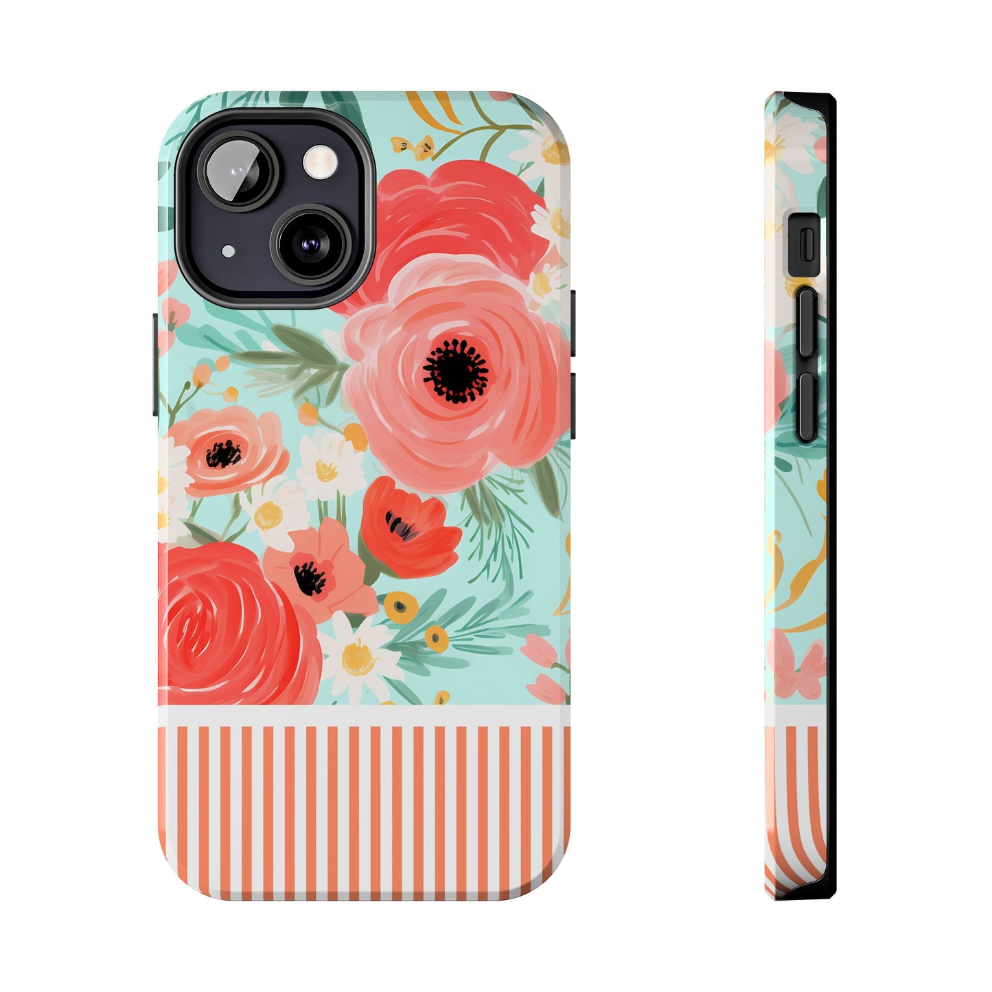 Coral FloralTough Phone Case