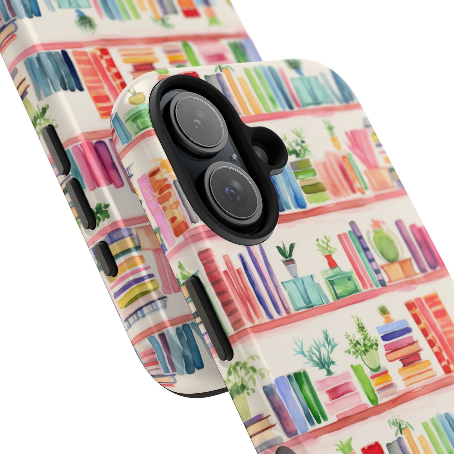 Colorful Bookshelf Tough Phone Cases