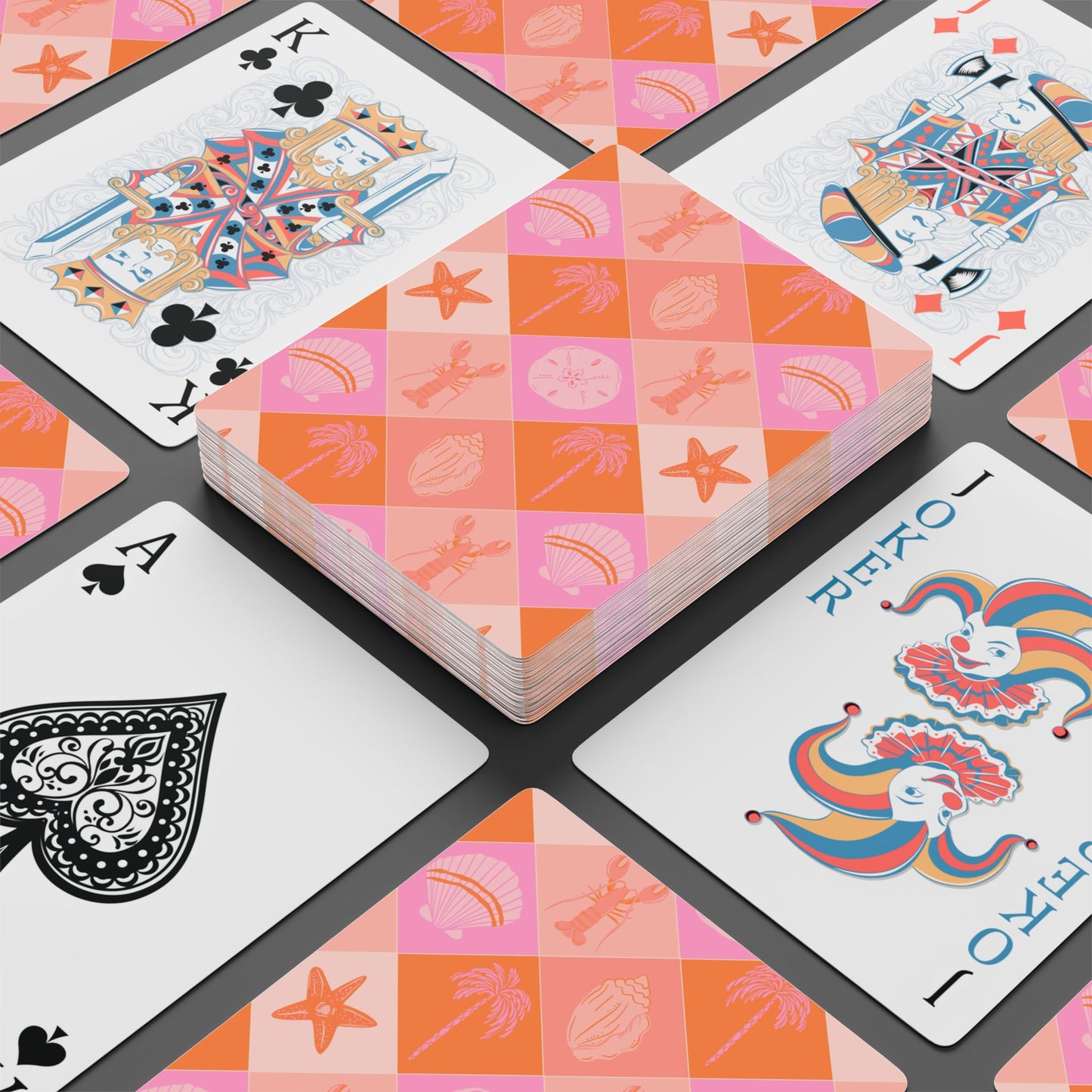 Bright Beach Playing Cards