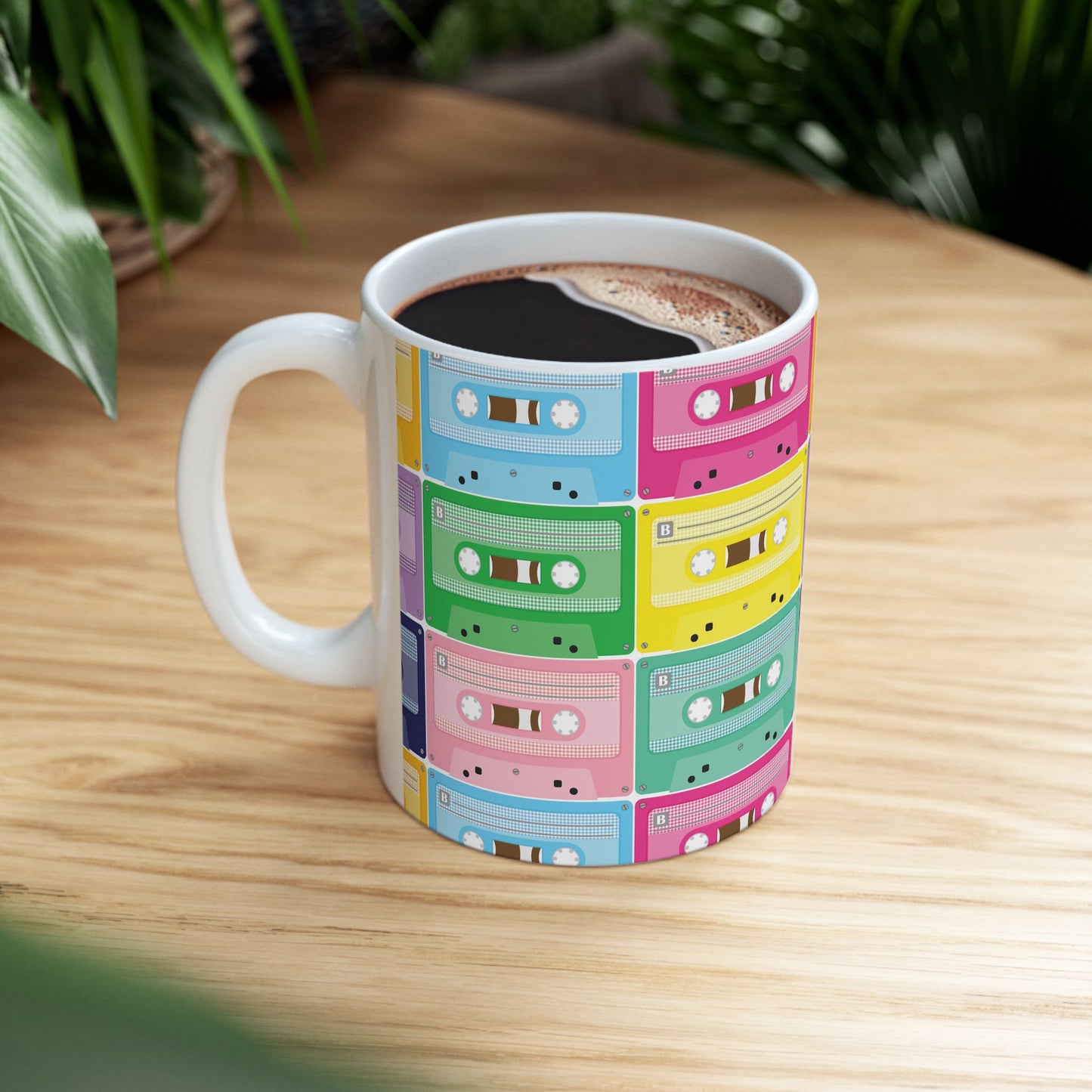 Cassette Tapes Ceramic Mug