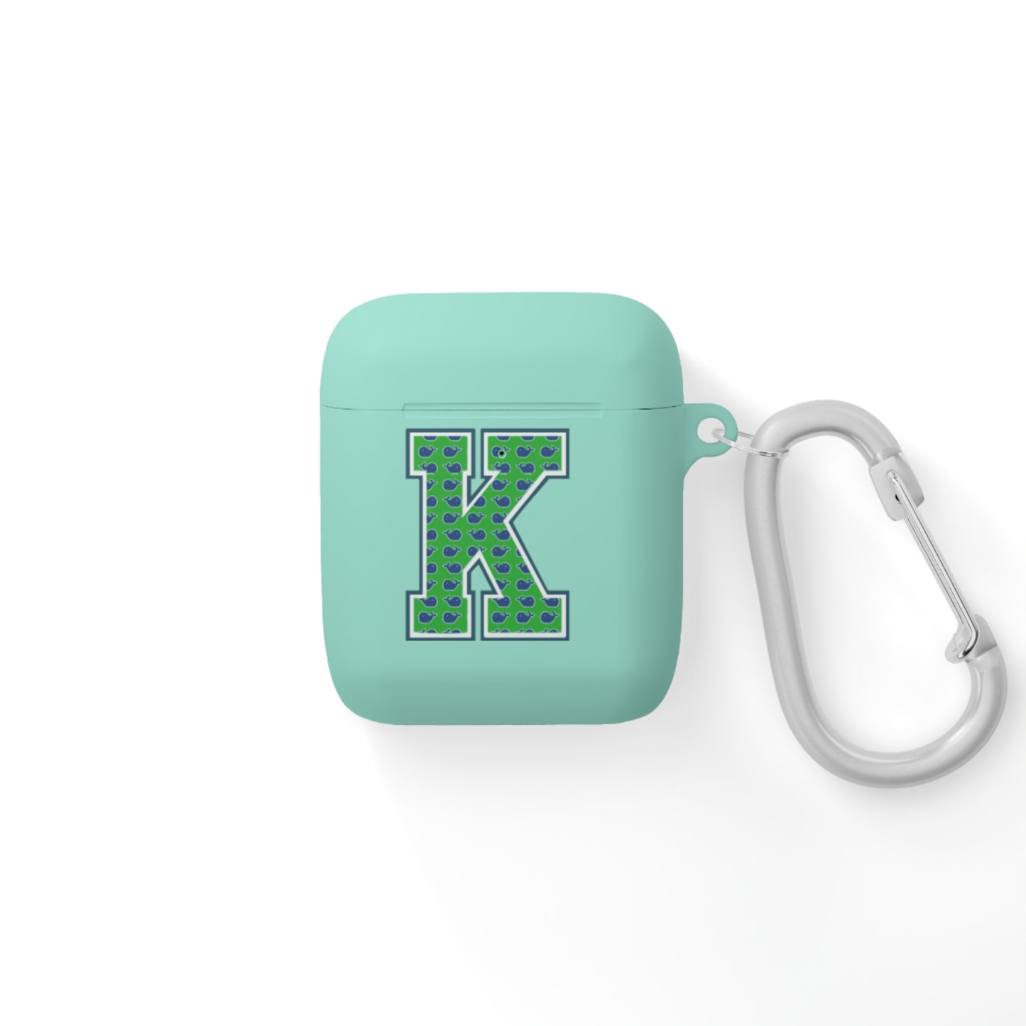 Preppy Letter K AirPods Case Cover