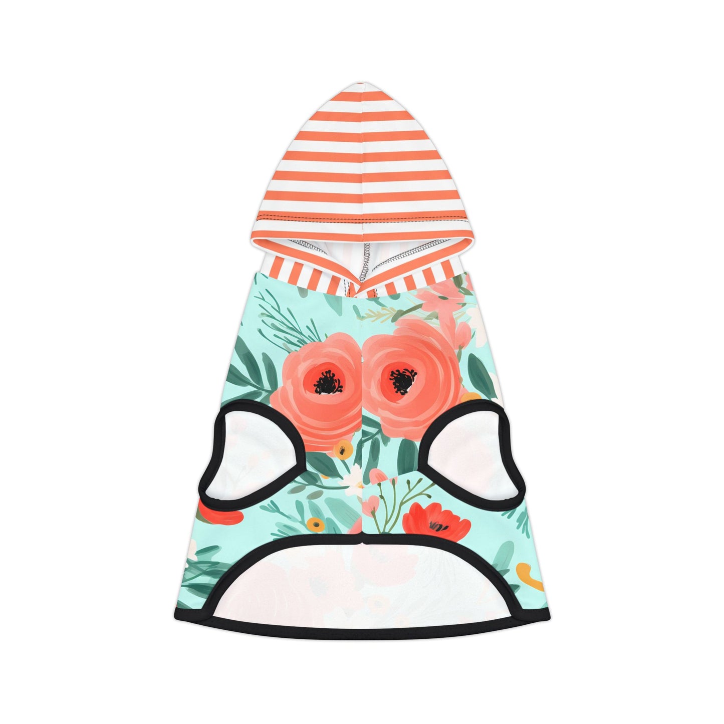 Coral Floral Pet Hoodie