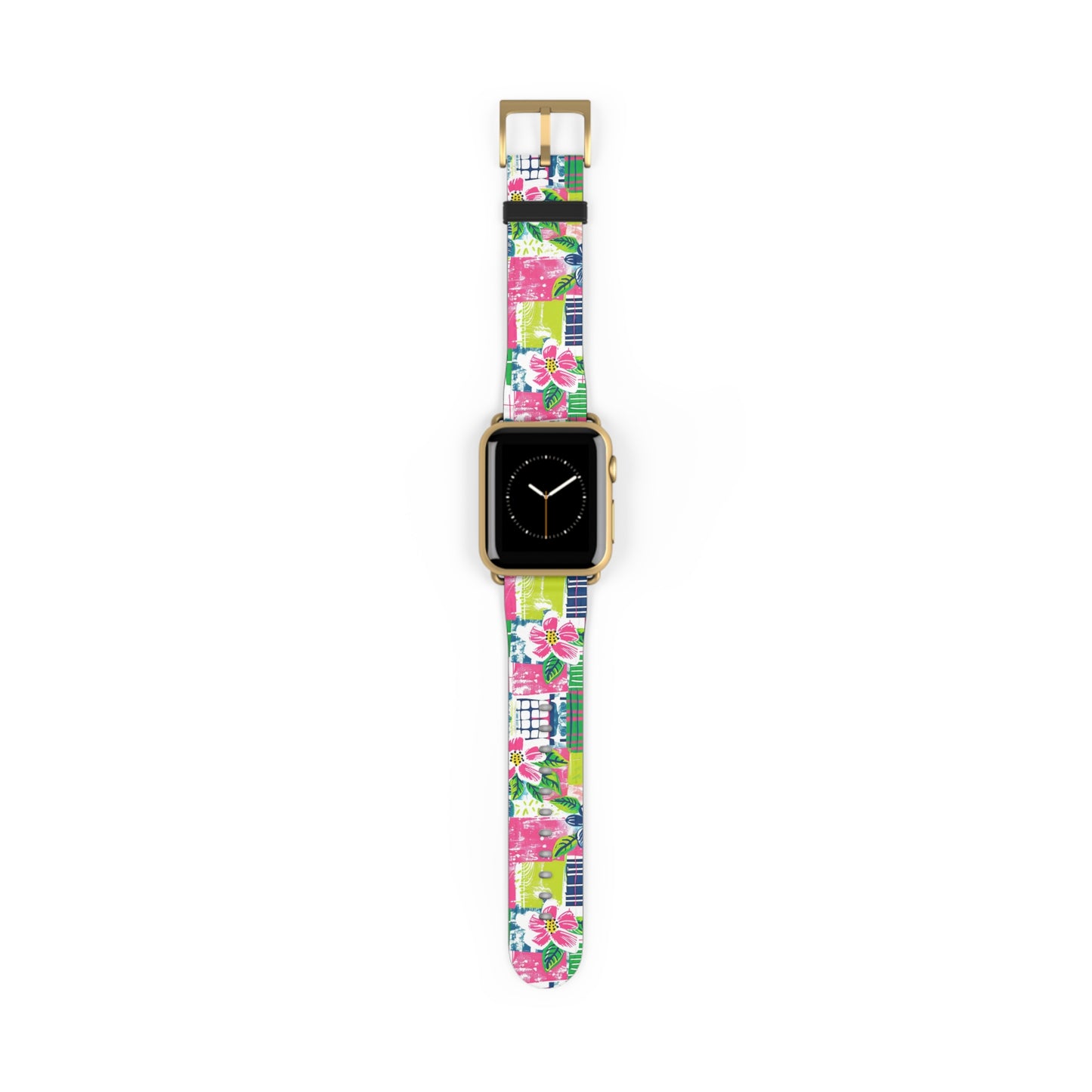 Tropical Madras Watch Band