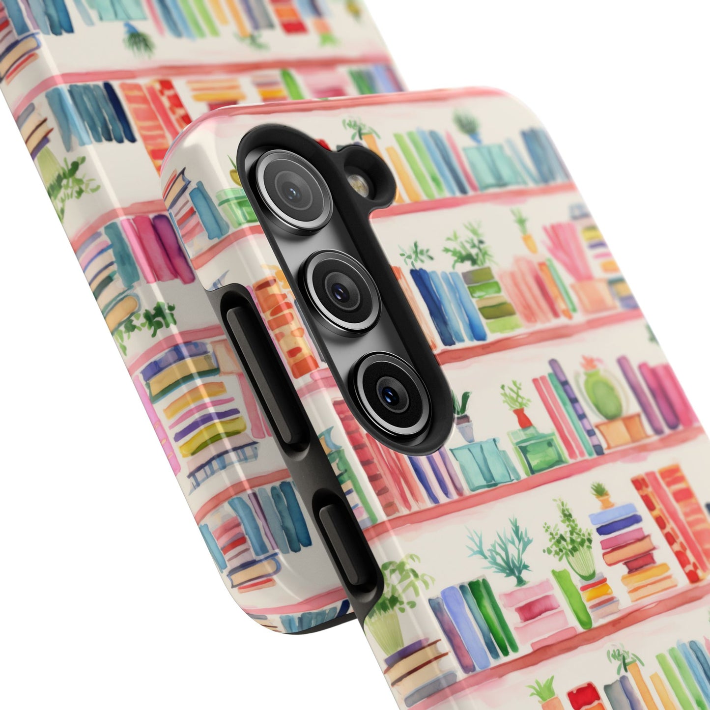 Colorful Bookshelf Tough Phone Cases