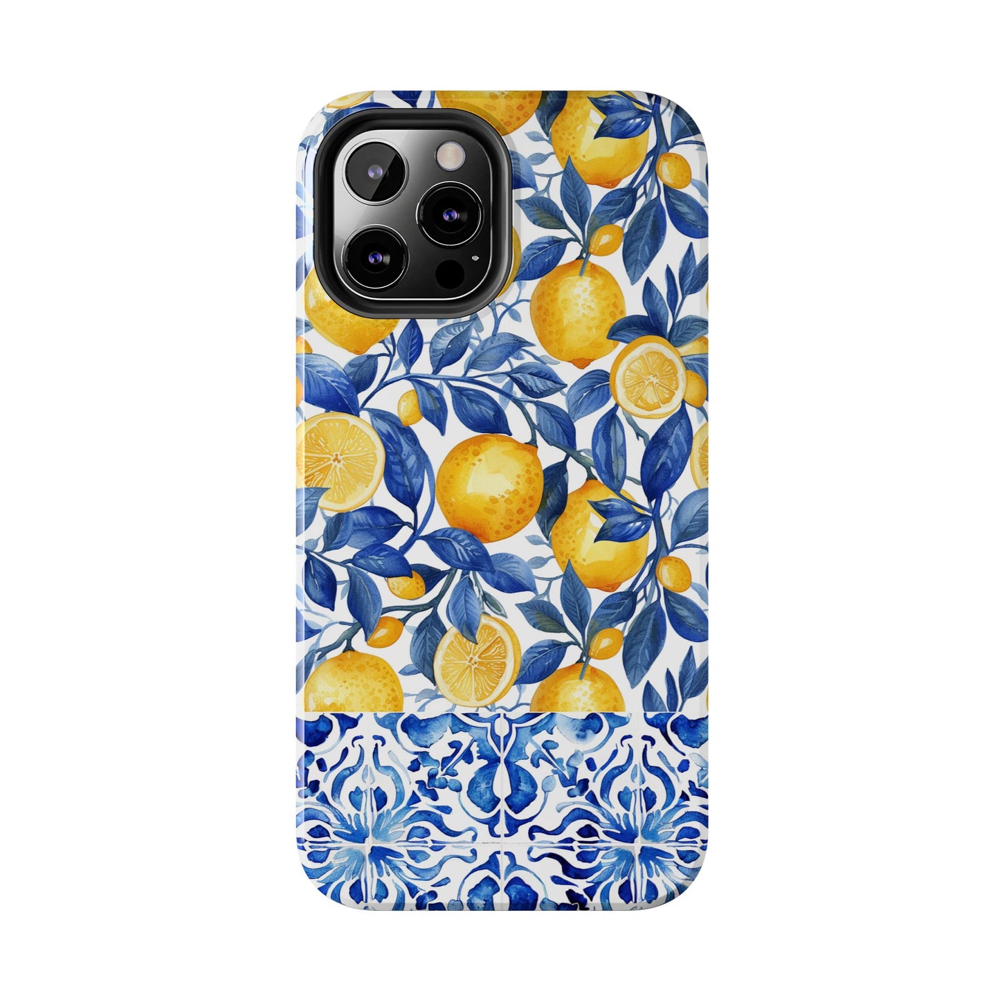 Lemons & Tiles Tough Phone Case