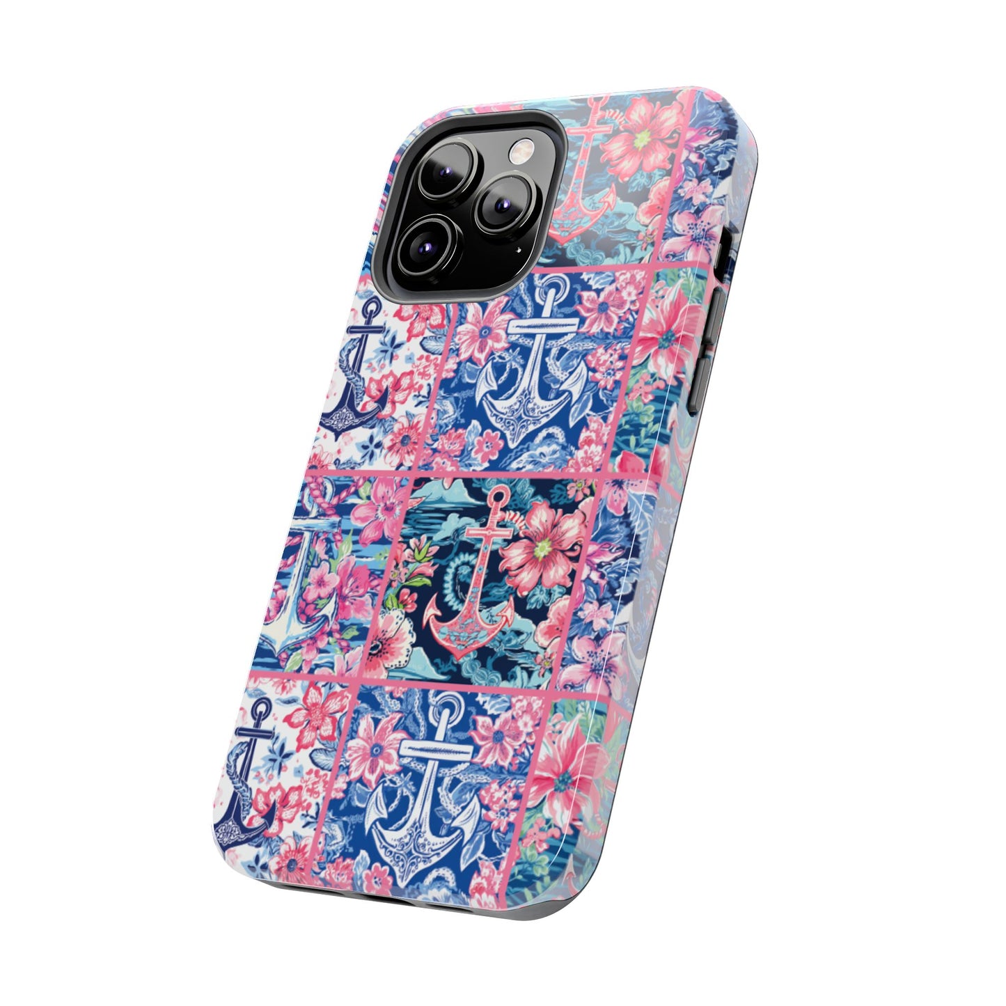 Floral Anchors Tough Phone Case