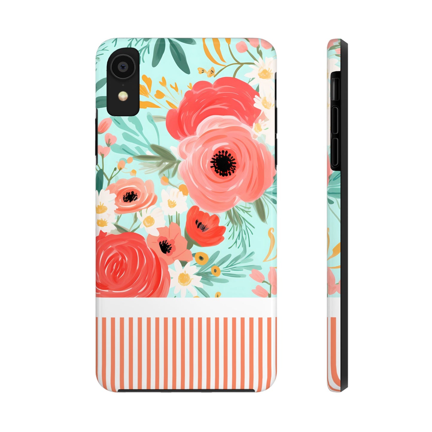 Coral FloralTough Phone Case