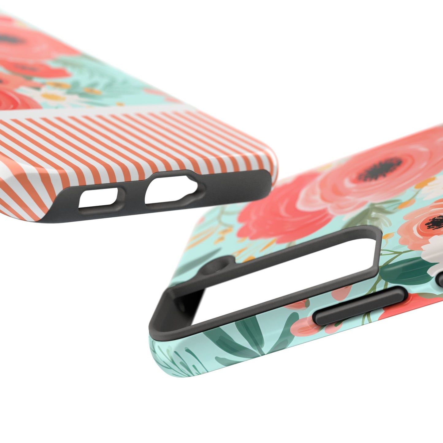 Coral FloralTough Phone Case