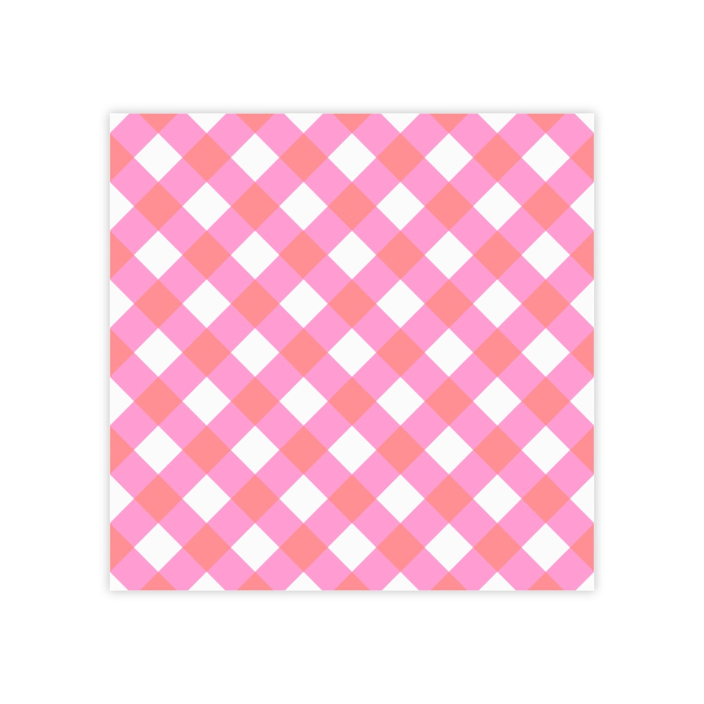 Preppy Pink and Red Gingham Post-it® Note Pads