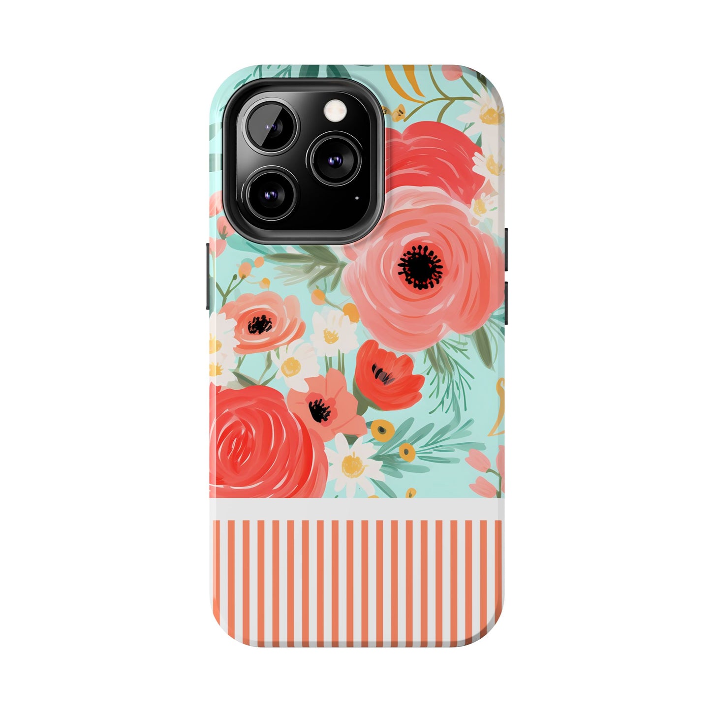 Coral FloralTough Phone Case