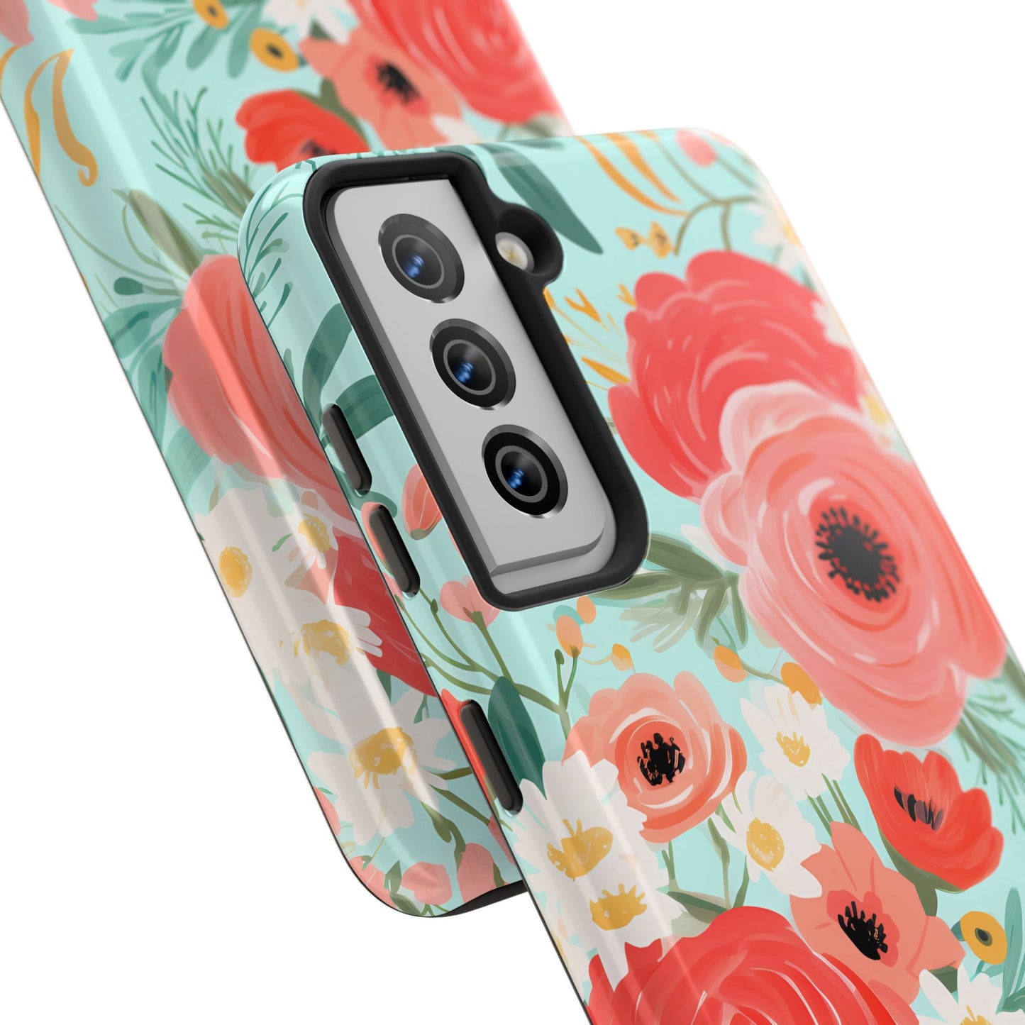 Coral FloralTough Phone Case