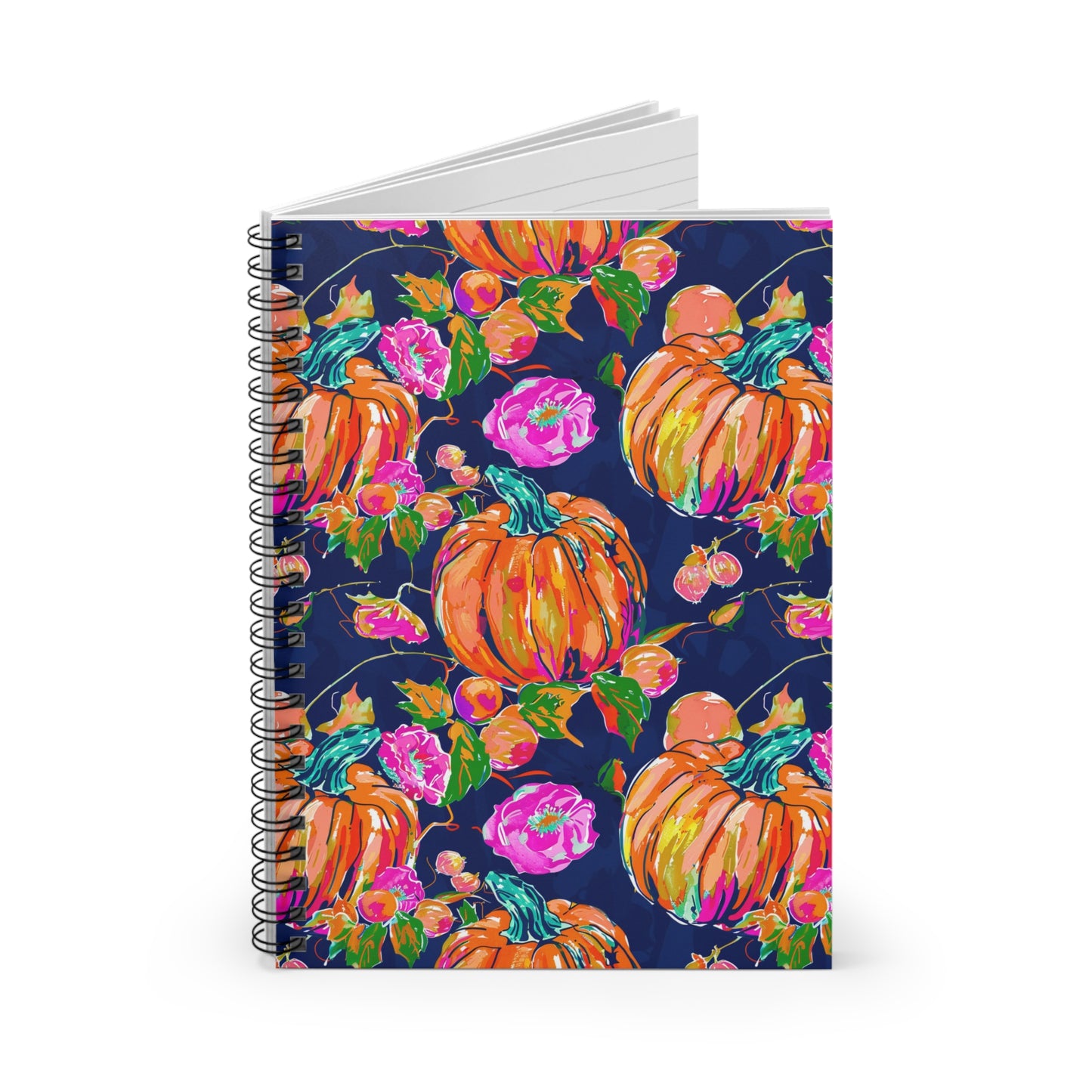 Fall Pumpkins Spiral Notebook