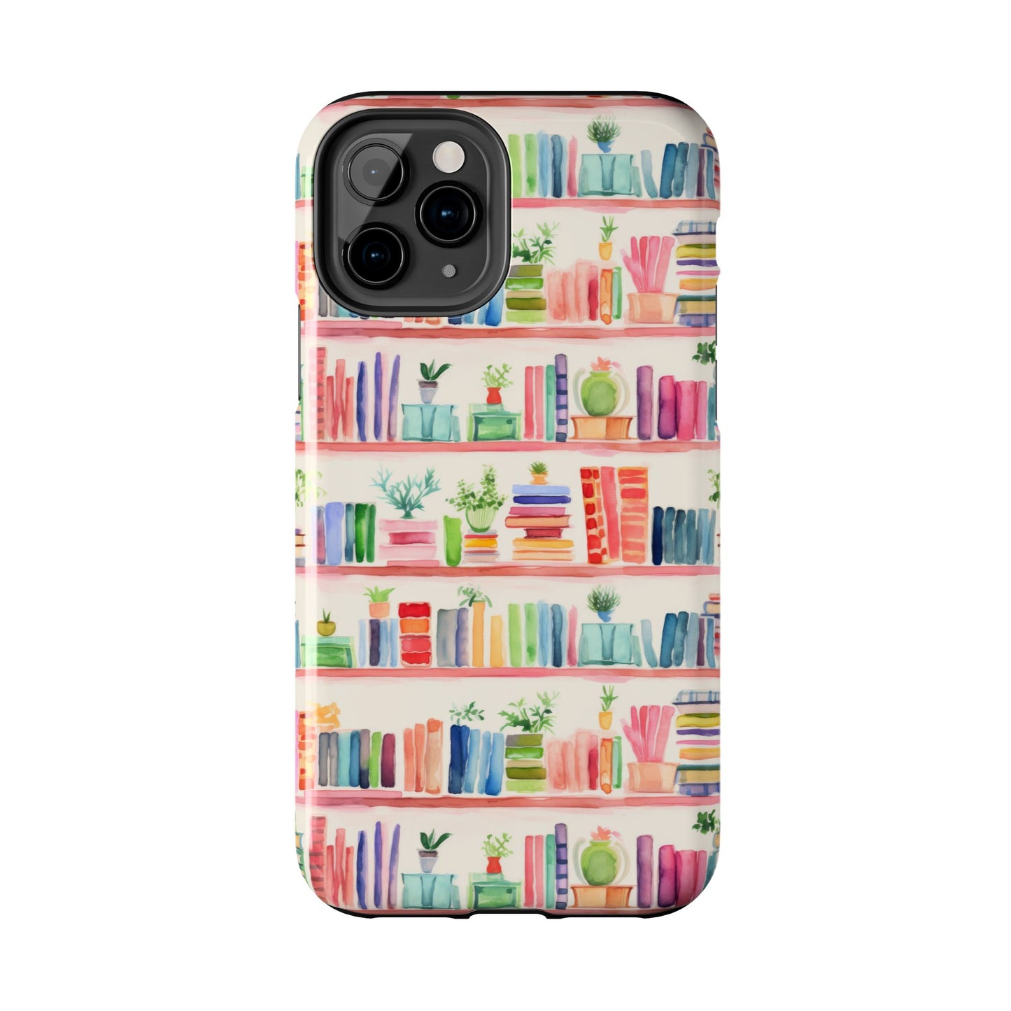 Colorful Bookshelf Tough Phone Cases