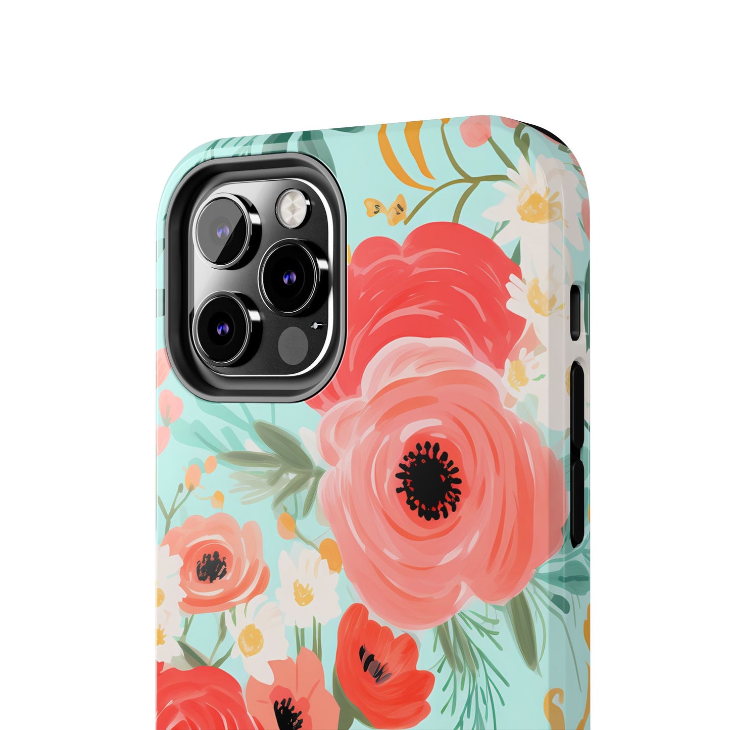 Coral FloralTough Phone Case