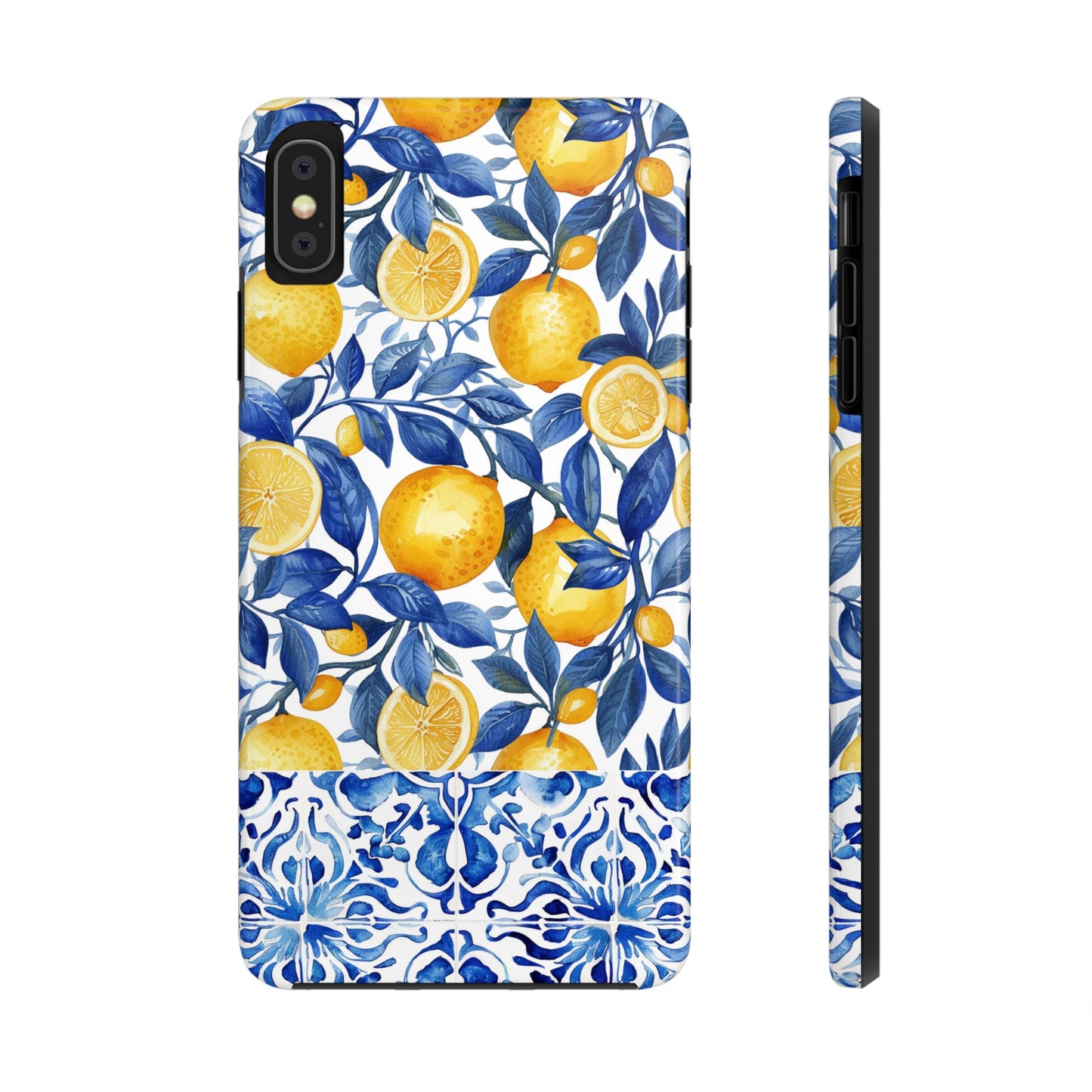 Lemons & Tiles Tough Phone Case