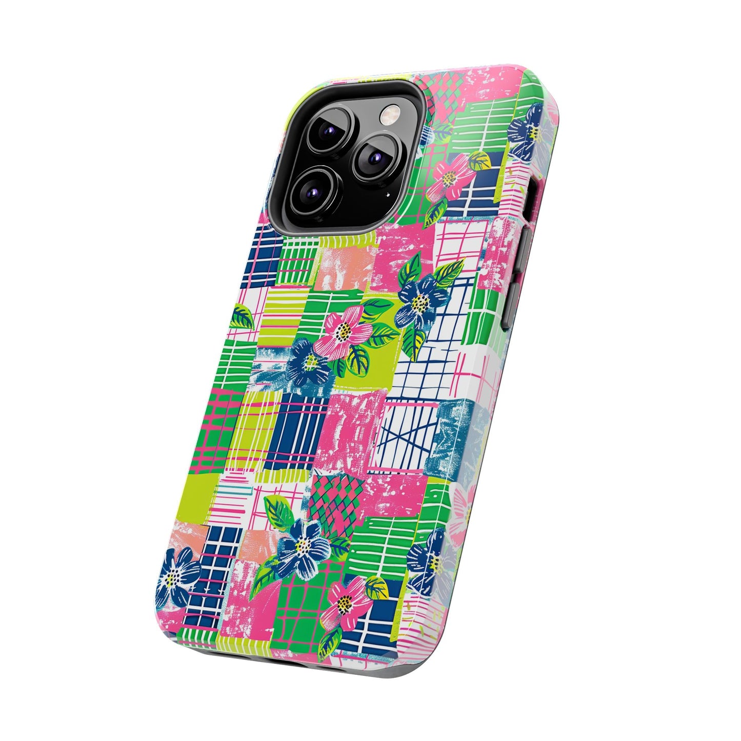 Tropical Madras Tough Phone Case
