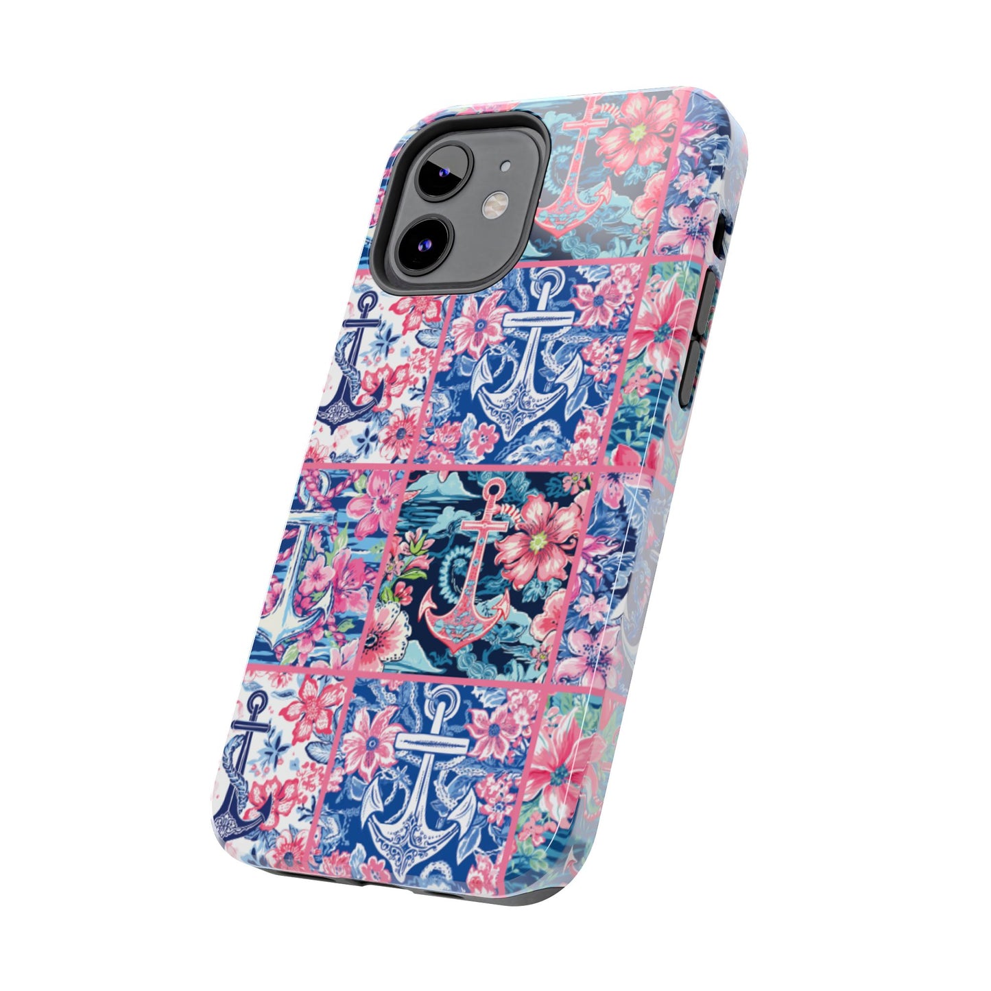 Floral Anchors Tough Phone Case