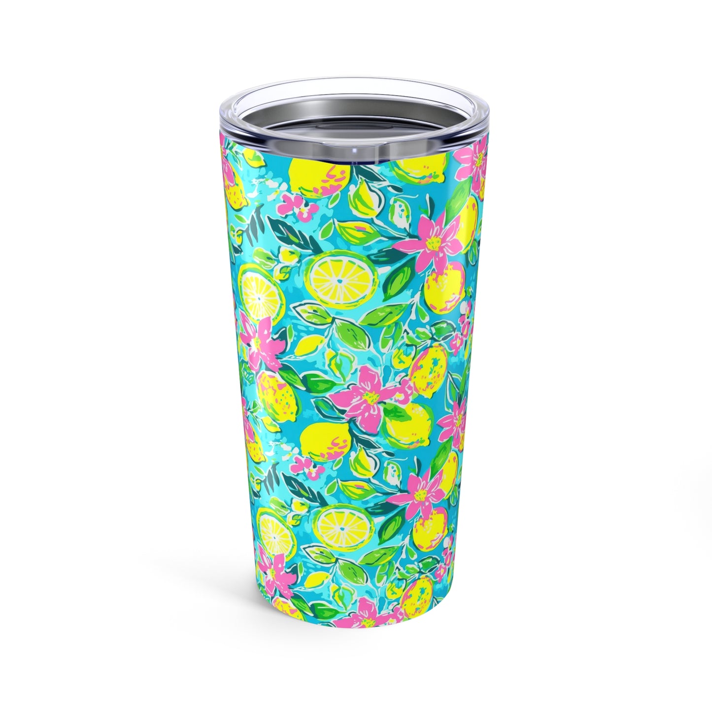 Lemon Floral 20oz Tumbler